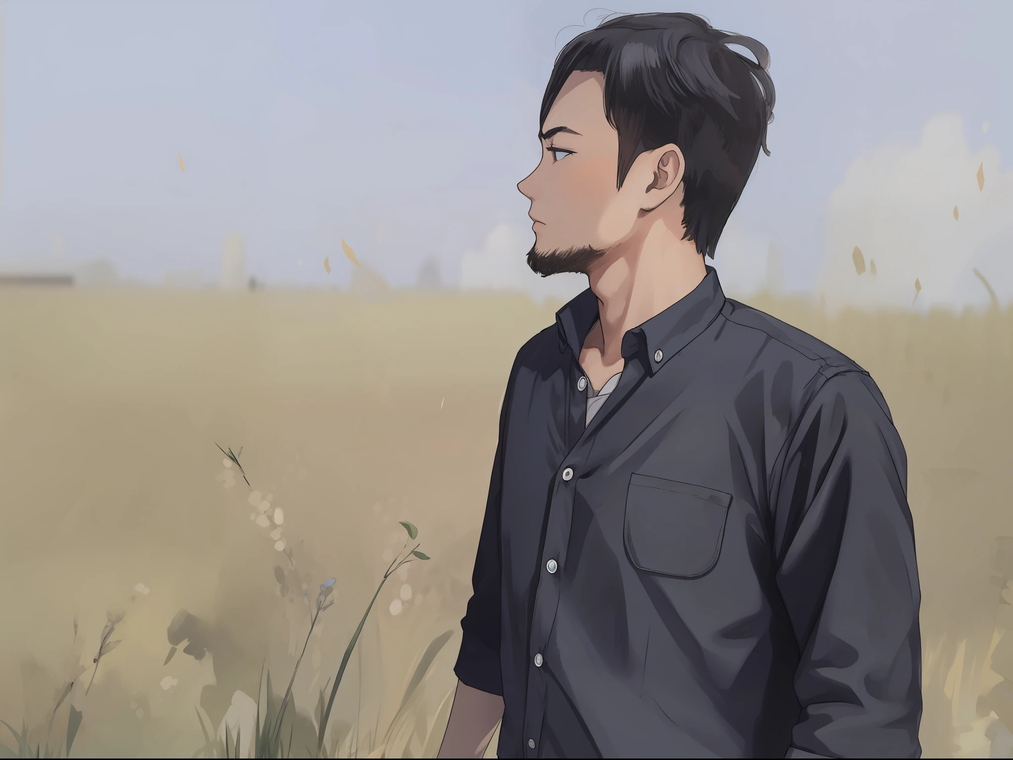 Change background simple, restore face