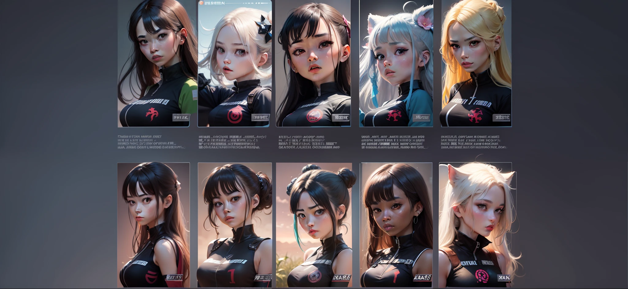 Girl avatar,Simple anime style