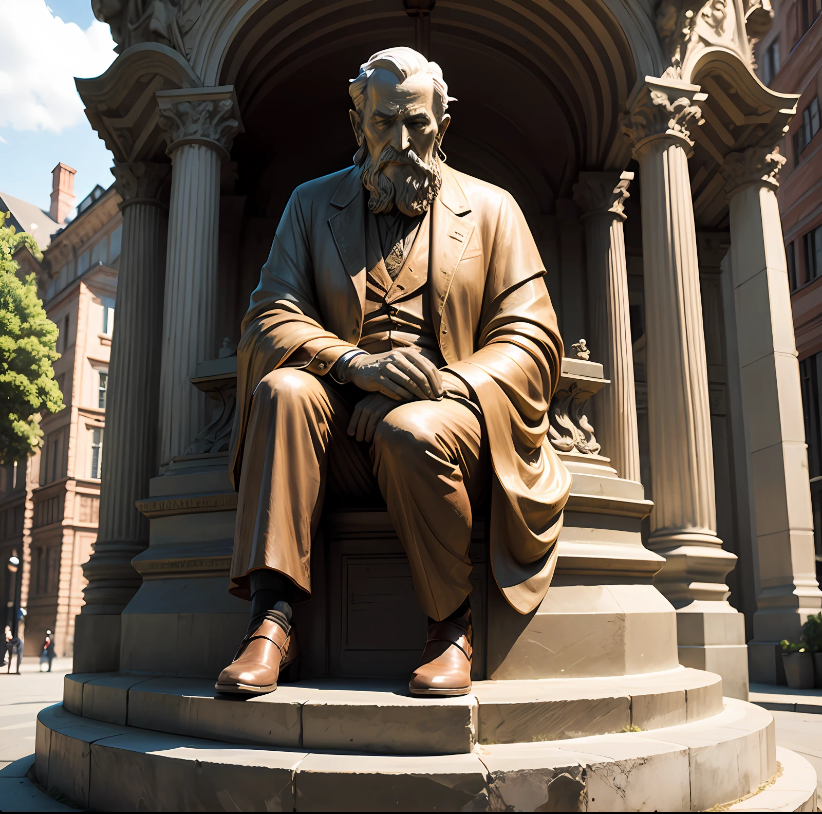 Statue of old men --auto
