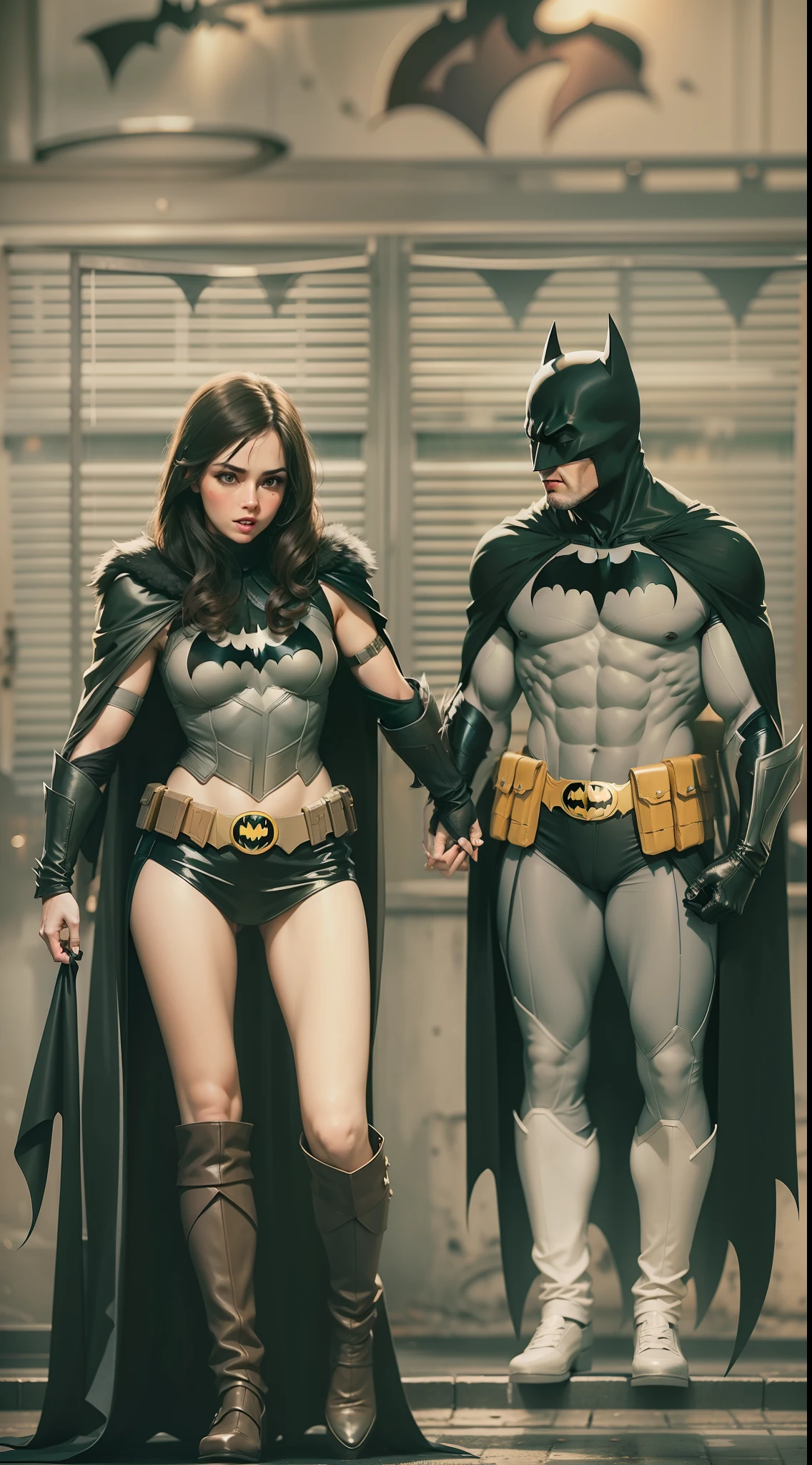 batman with girlfriend