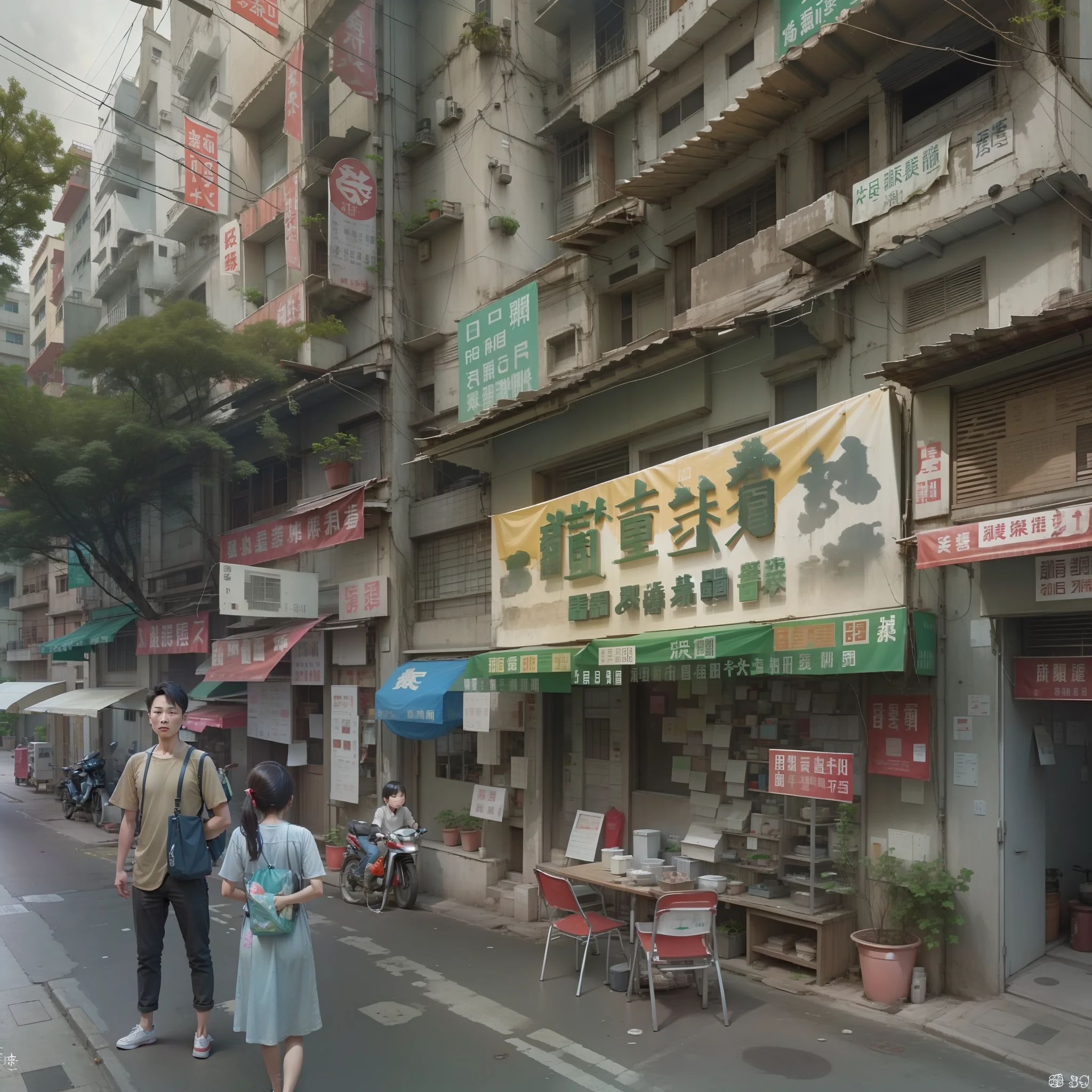 street corner，Guangdong，Realistis，真实感