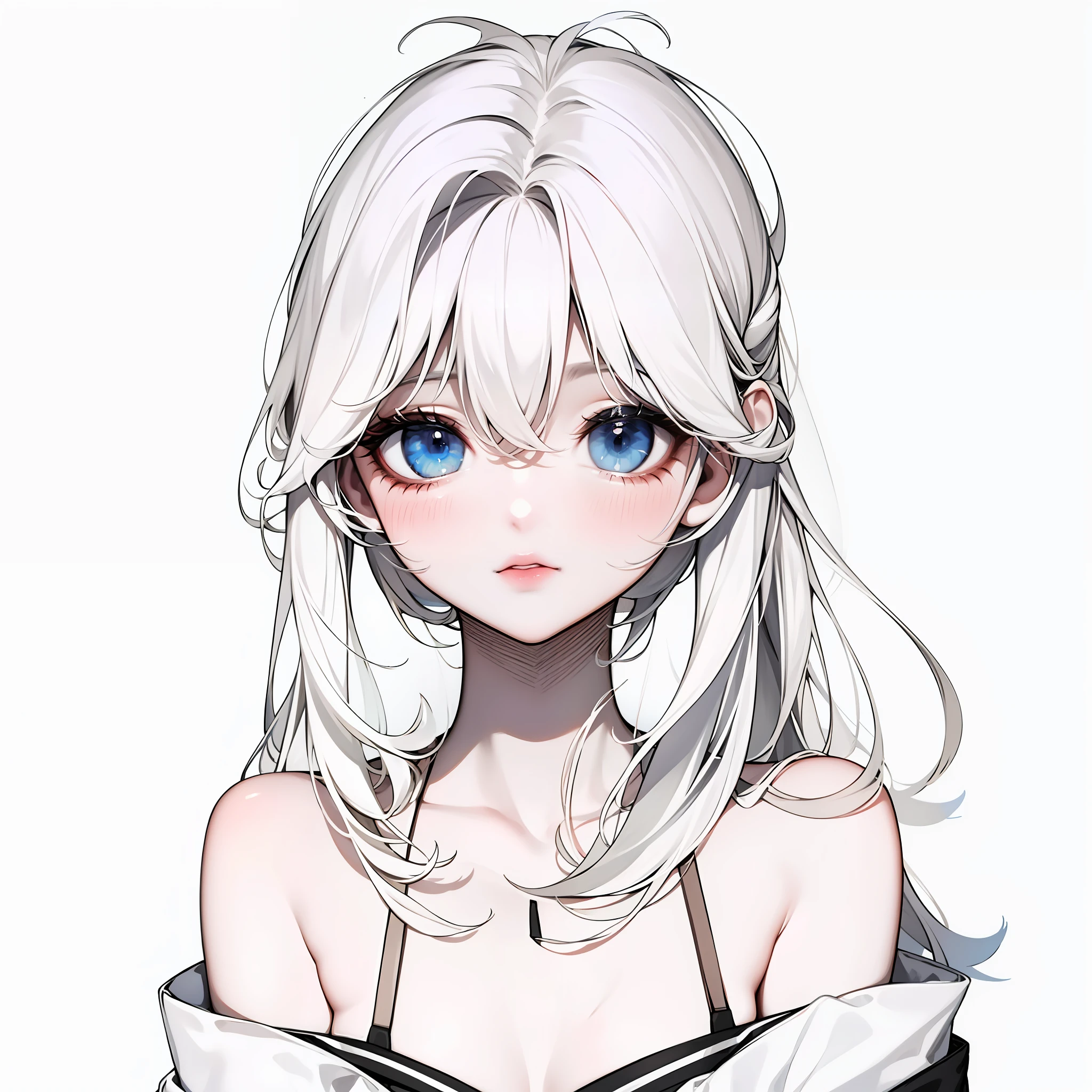 tmasterpiece，best qualityer，Beautuful Women，Colorful gradient flowing hair，Colorful gradient flowing hair