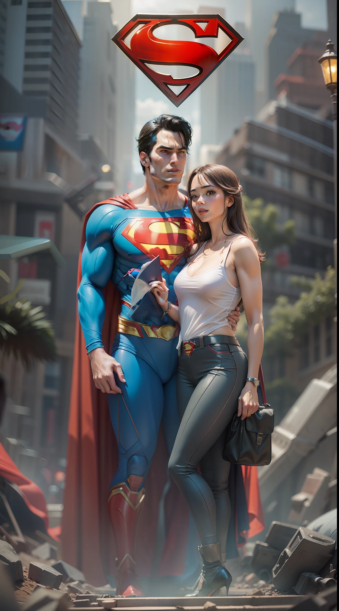 superman with girlfriend