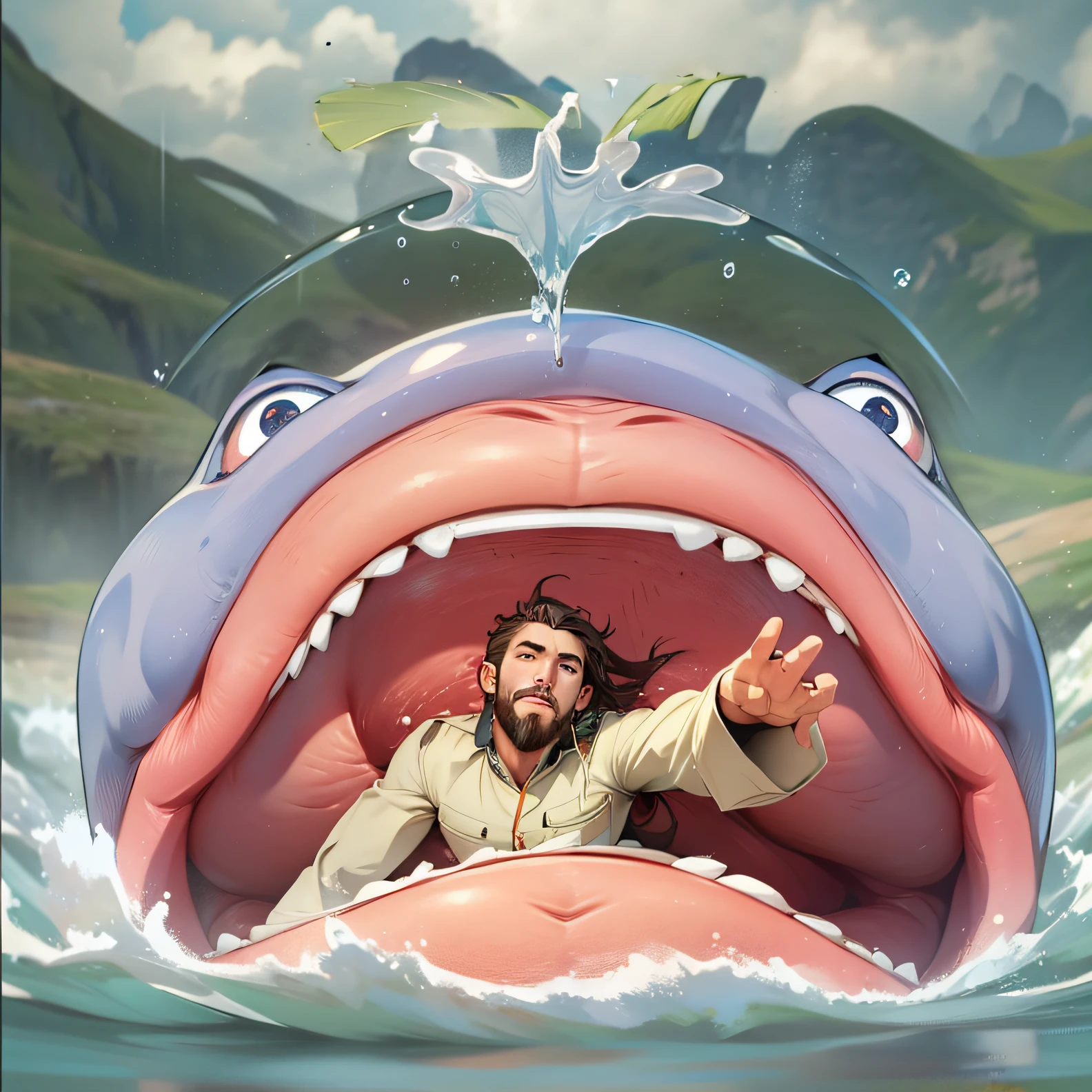 Complete the image