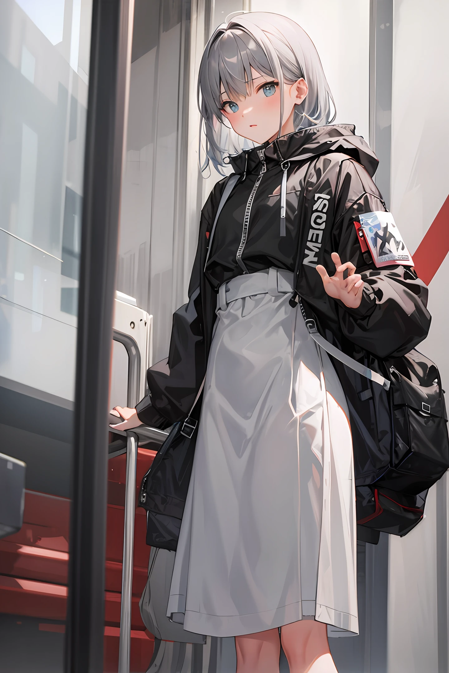 Gray hair female
