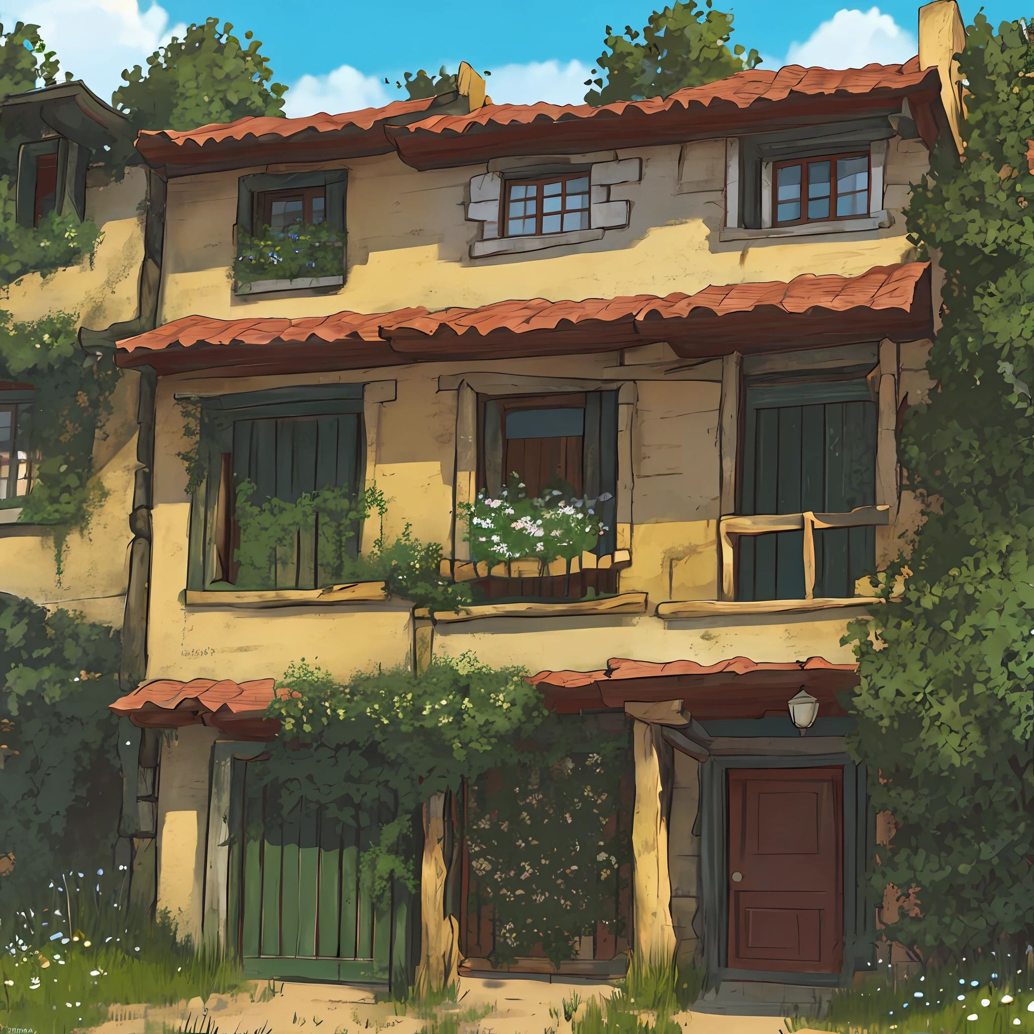 Rural courtyard