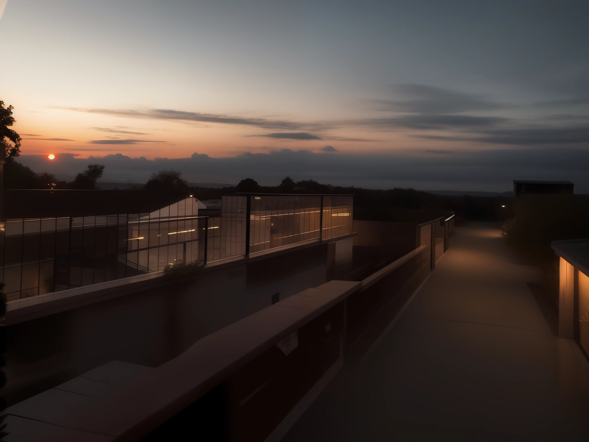 Highlight the sunset