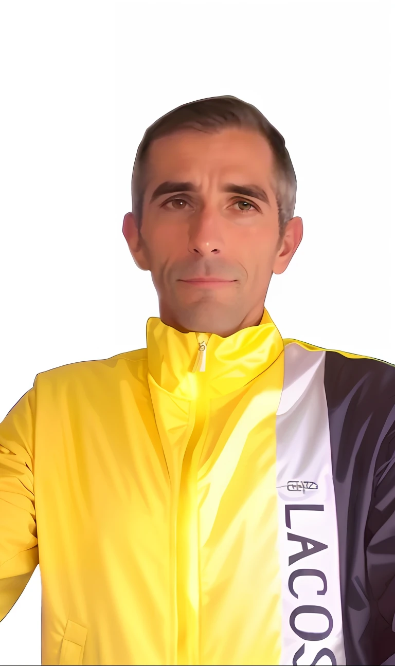 There's a man in a jacket, de 25 anos
