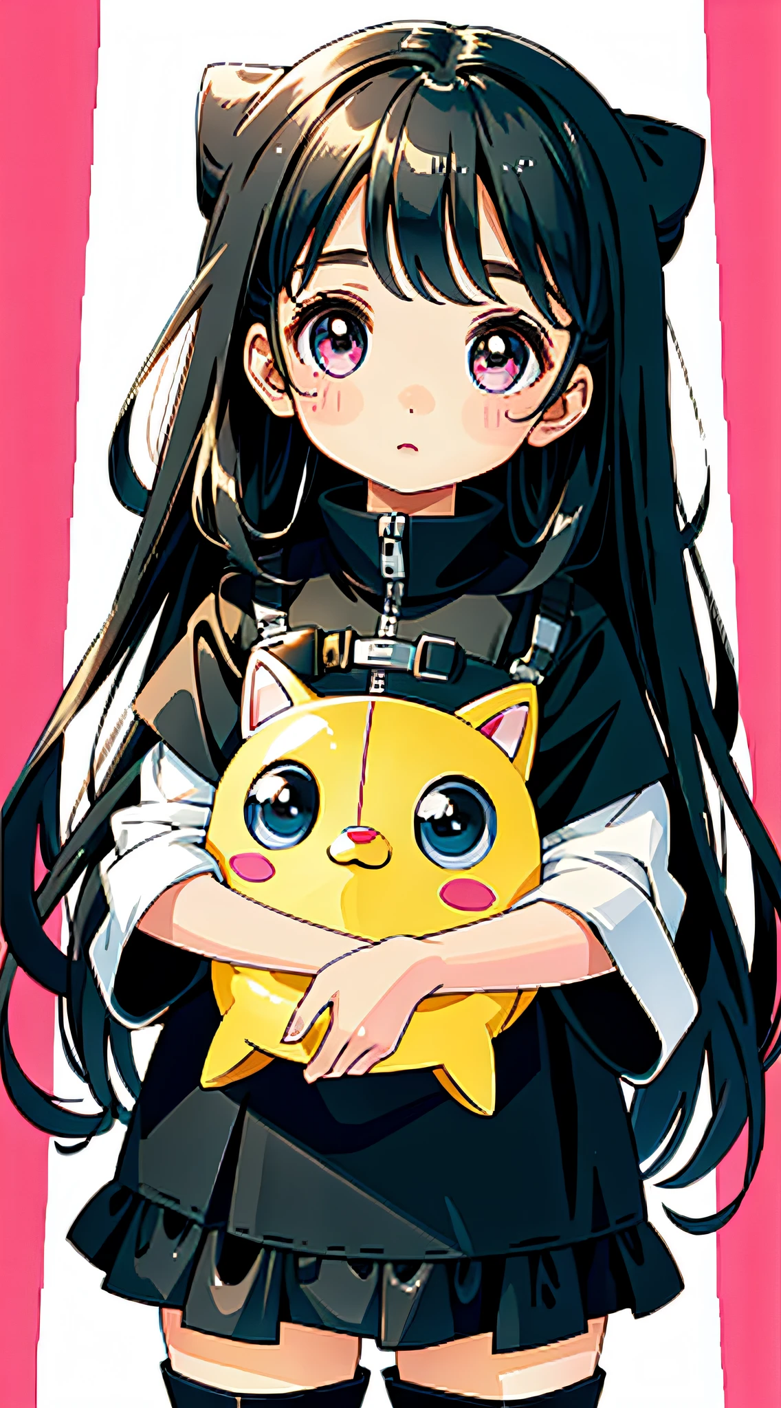 (best quality), girl,cute, huge eyes, long eyes, child:1.2