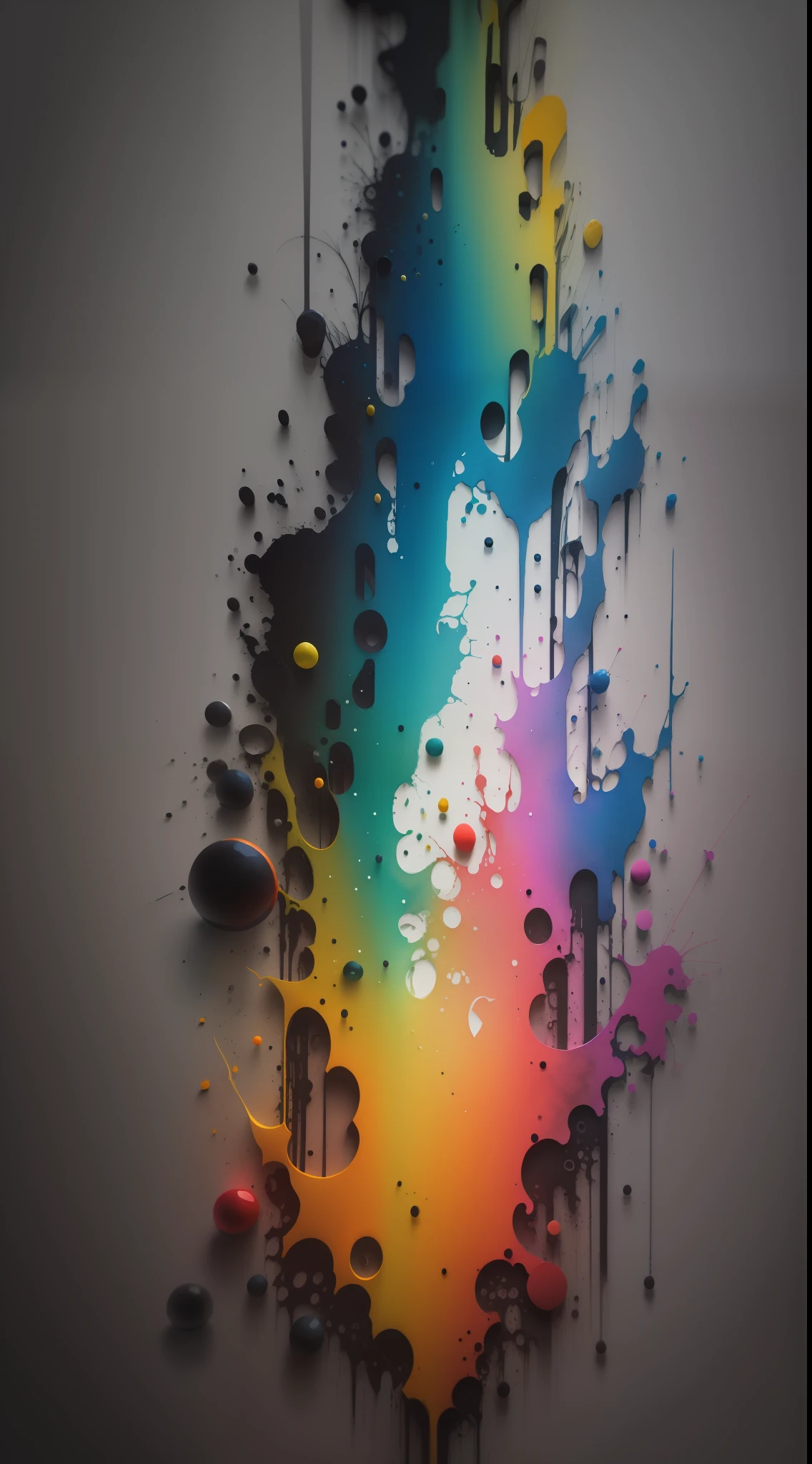 3d watercolor abstract,dark background,high resolution,high quality,colorful,green,red,blue