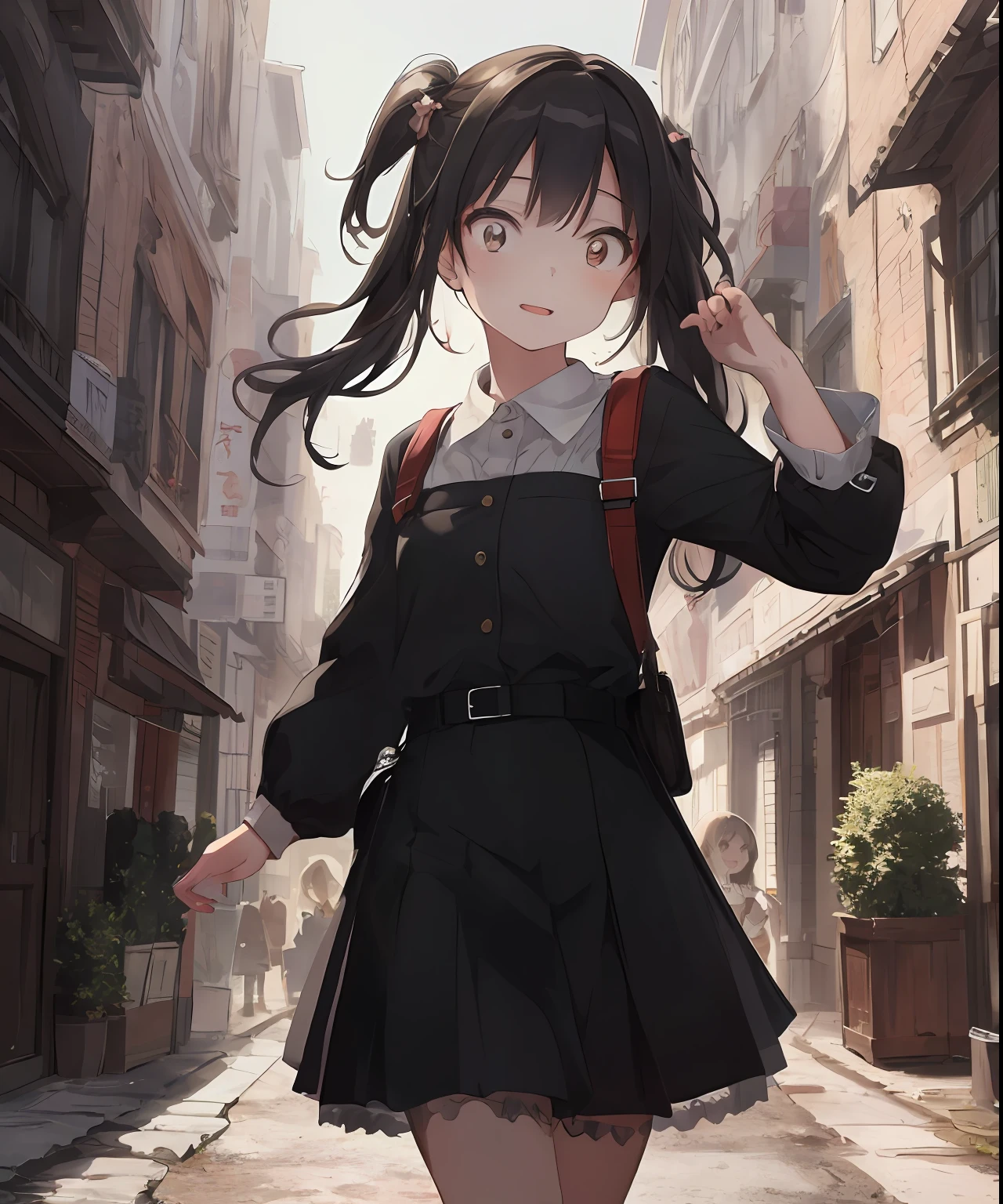 masterpiece, best quality, ultra-detailed, illustration, an extremely delicate and beautiful, cute, girl, energetic, active, Two girls,