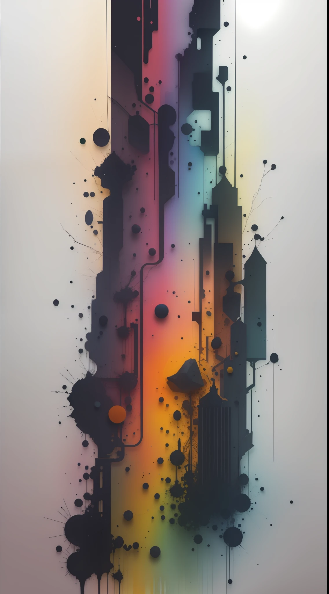 3d watercolor abstract,dark background,high resolution,high quality,colorful,green,red,blue