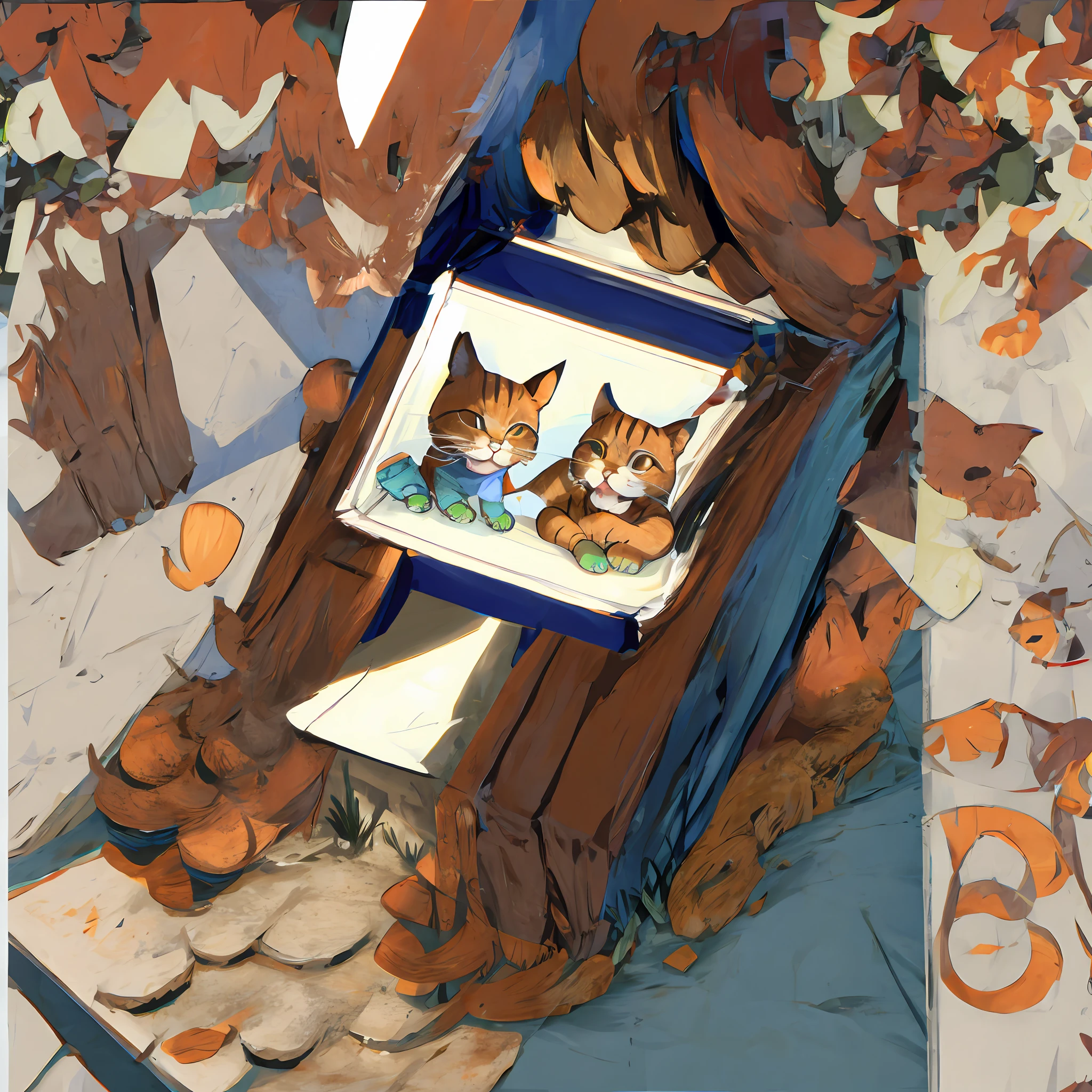 Brown cat