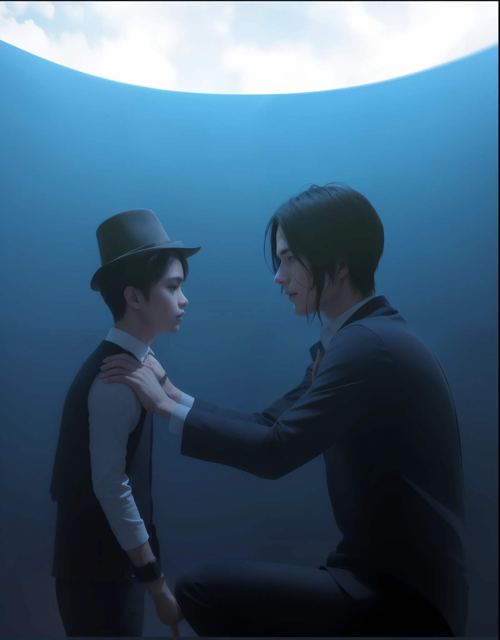 mejor calidad, obra maestra, (realista: 1.2), 1 hombre, Eren Jaeger, vida real, live-action, Vaqueros negros, brown-hair, cabello suelto, Cabello largo, Chad, GigaChad, masculino