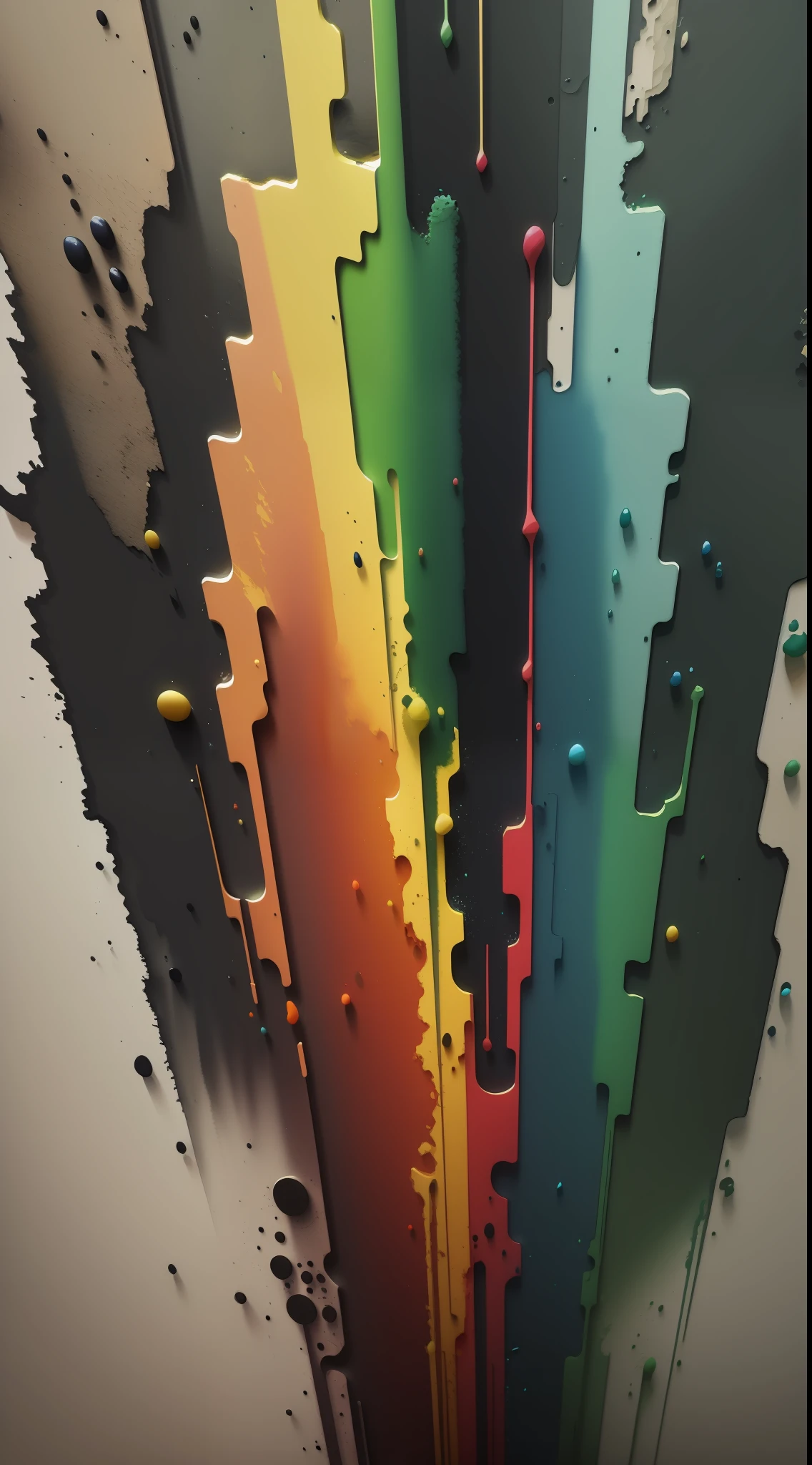 3d watercolor abstract,dark background,high resolution,high quality,colorful,green,red,blue