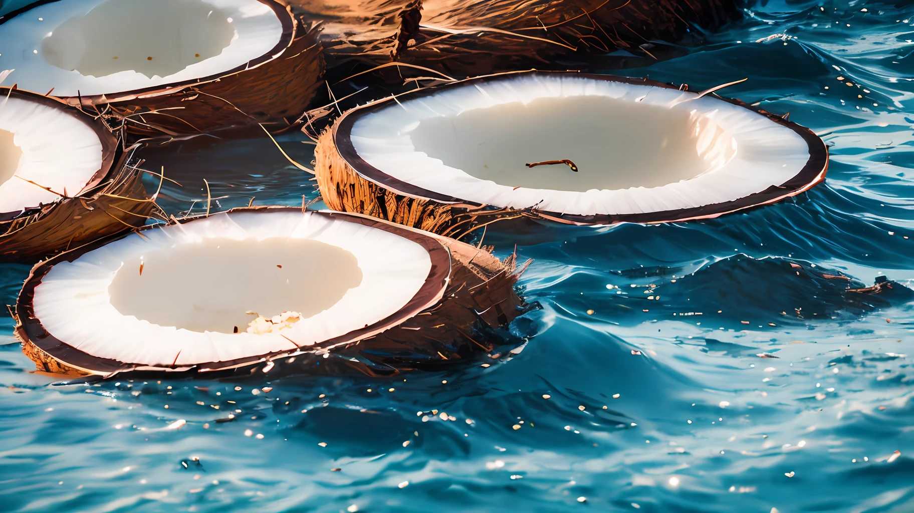 Frutos de coco, Cocos, fruta coco, coconut oil, espadas, naturais, Natureza, Natureza, Linda, renderizado, fotorrealista, UltraHD, 4k, texturasdetalhadas, sombras detalhadas, cores detalhadas, por do sol, sol se pondo, Sunset, Natureza Linda, fundo preto, por do sol, rios, --auto
