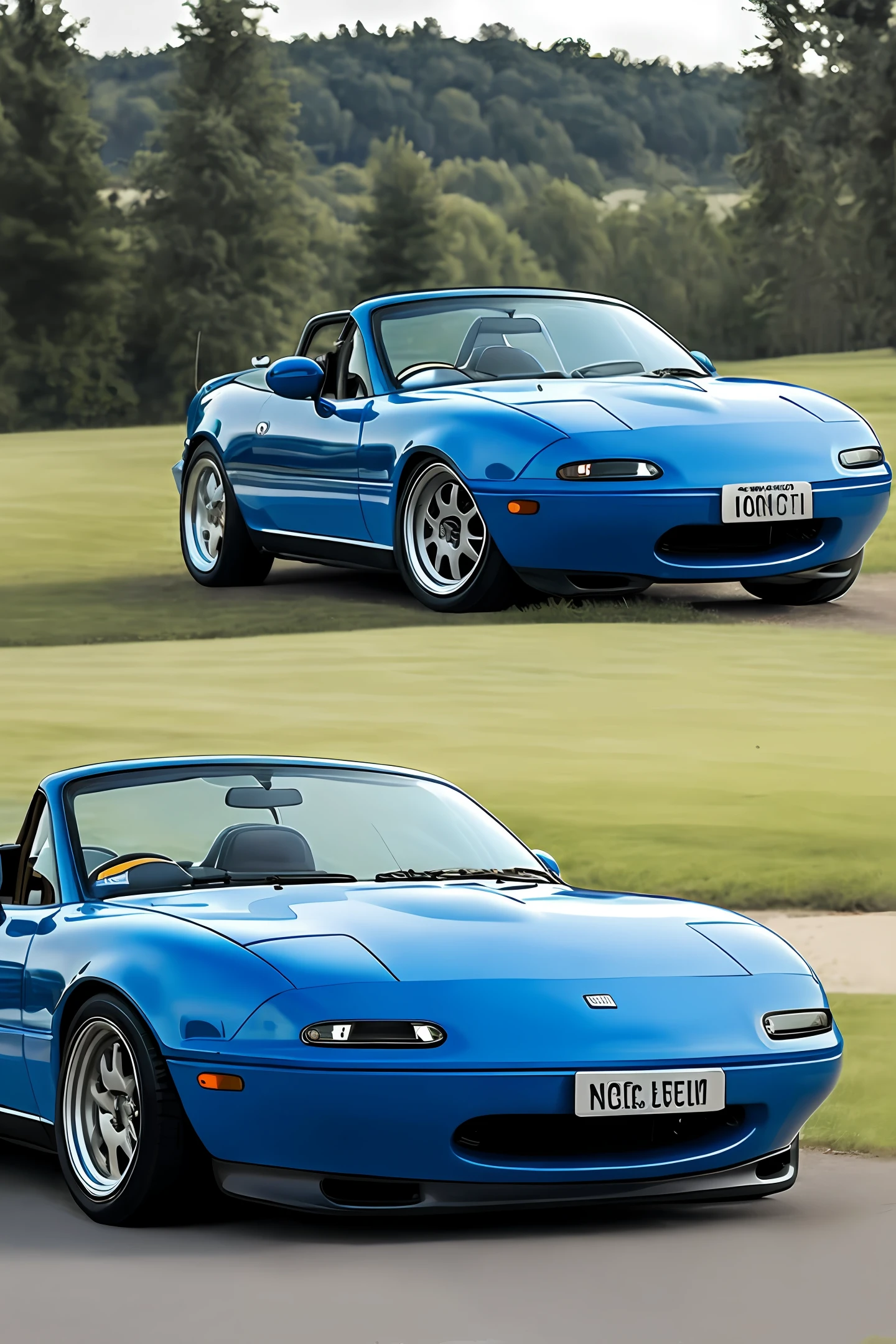 an exquisite and luxurious middle-class sports car