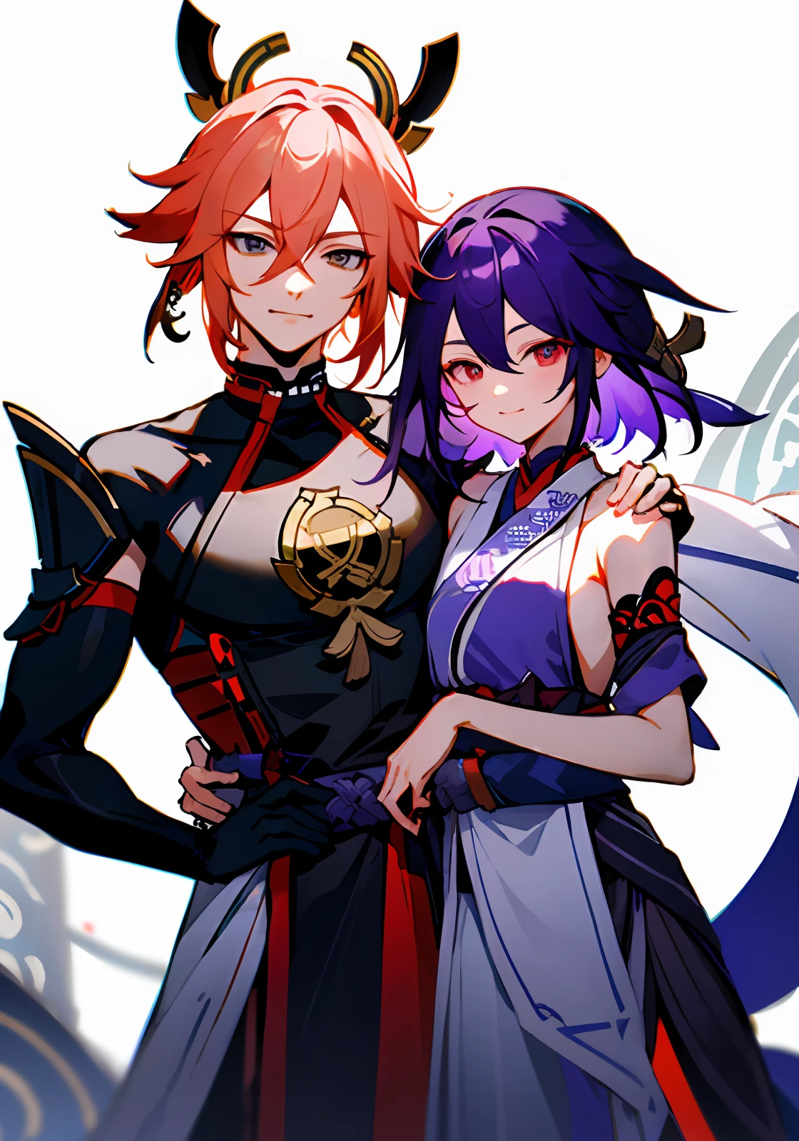 Yae Miko put his arm around Raiden General Biye