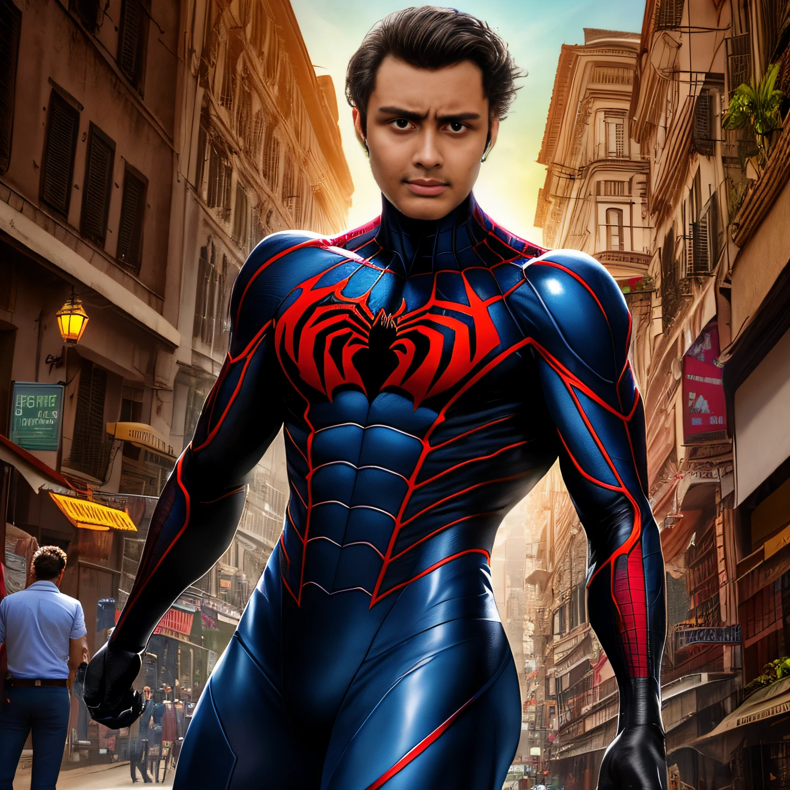 Homem aranha ultrarealista
