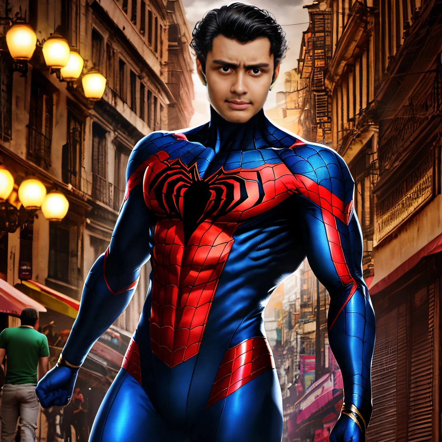 Homem aranha ultrarealista