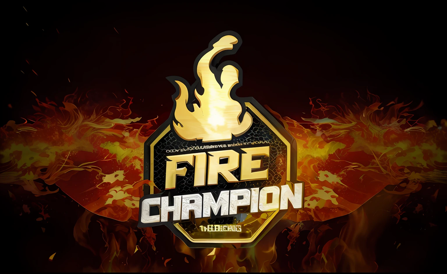 um close up de um logotipo de fogo com chamas ao fundo, (fire), Fire and explosion, fire, fire and explosions, tema fogo, league of legends champion, fogoso, atmosfera ardente, fogo em todos os lugares, Fire explosion, The background is on fire, lugar de fogo rugindo, fire in the background, Fogo livre, fogo no fundo --auto