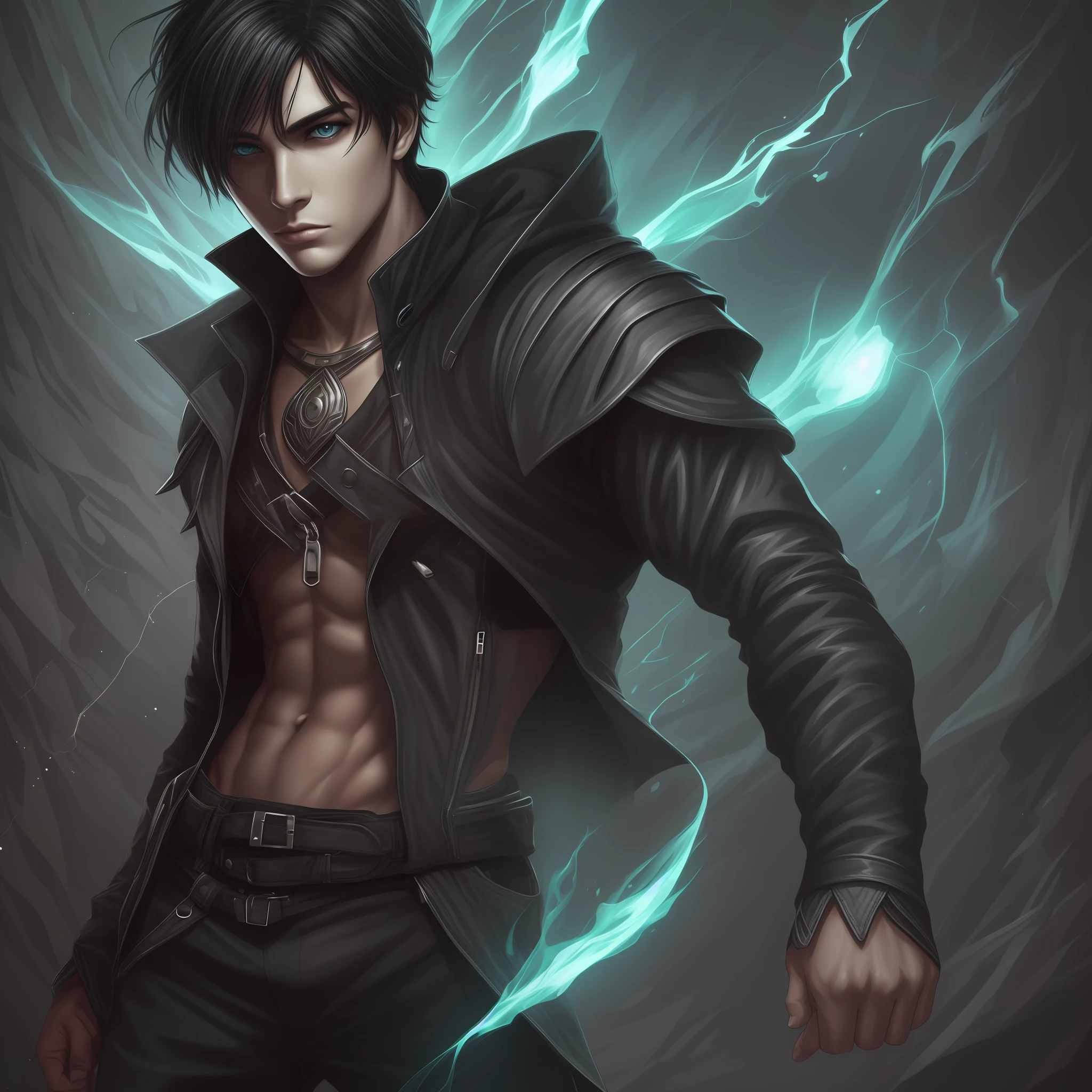 black jacket