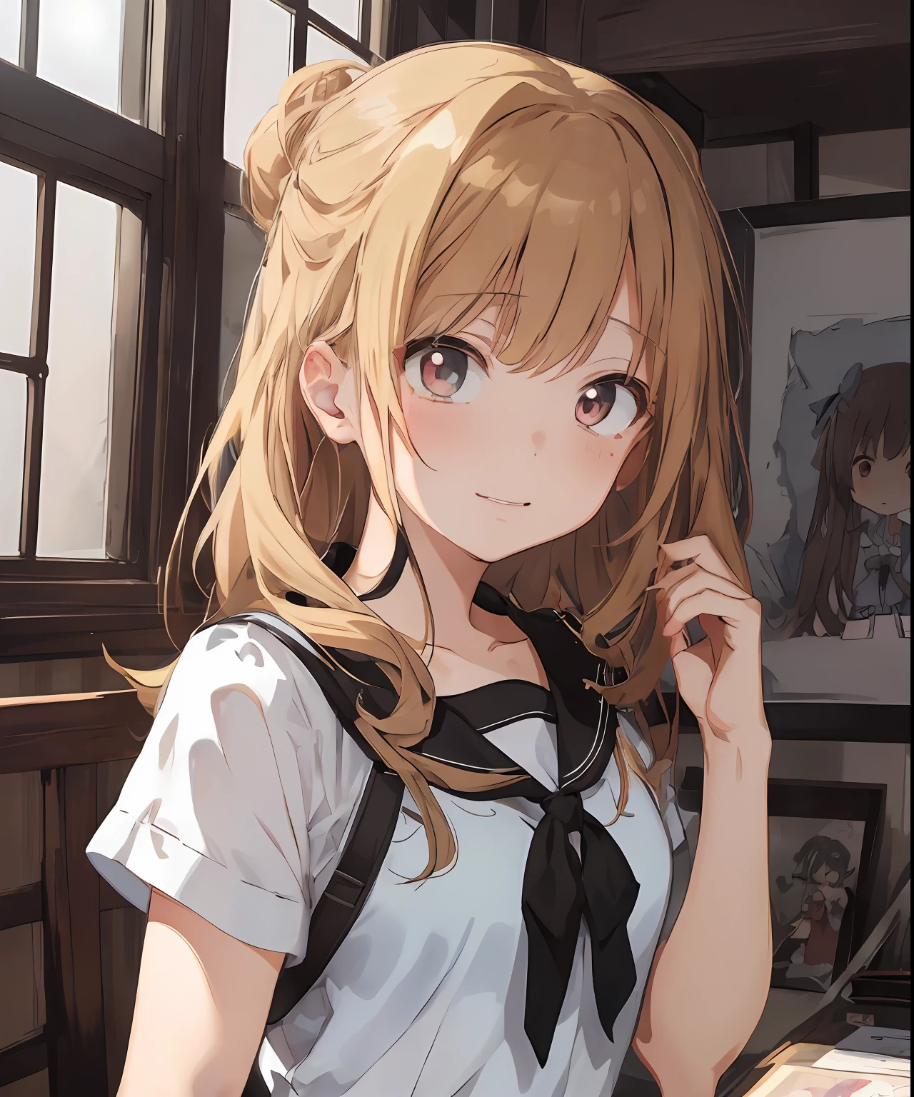 masterpiece, best quality, ultra-detailed, illustration, an extremely delicate and beautiful, cute, girl, energetic, active, +++anime+++ 1girl, cute, soft lighting