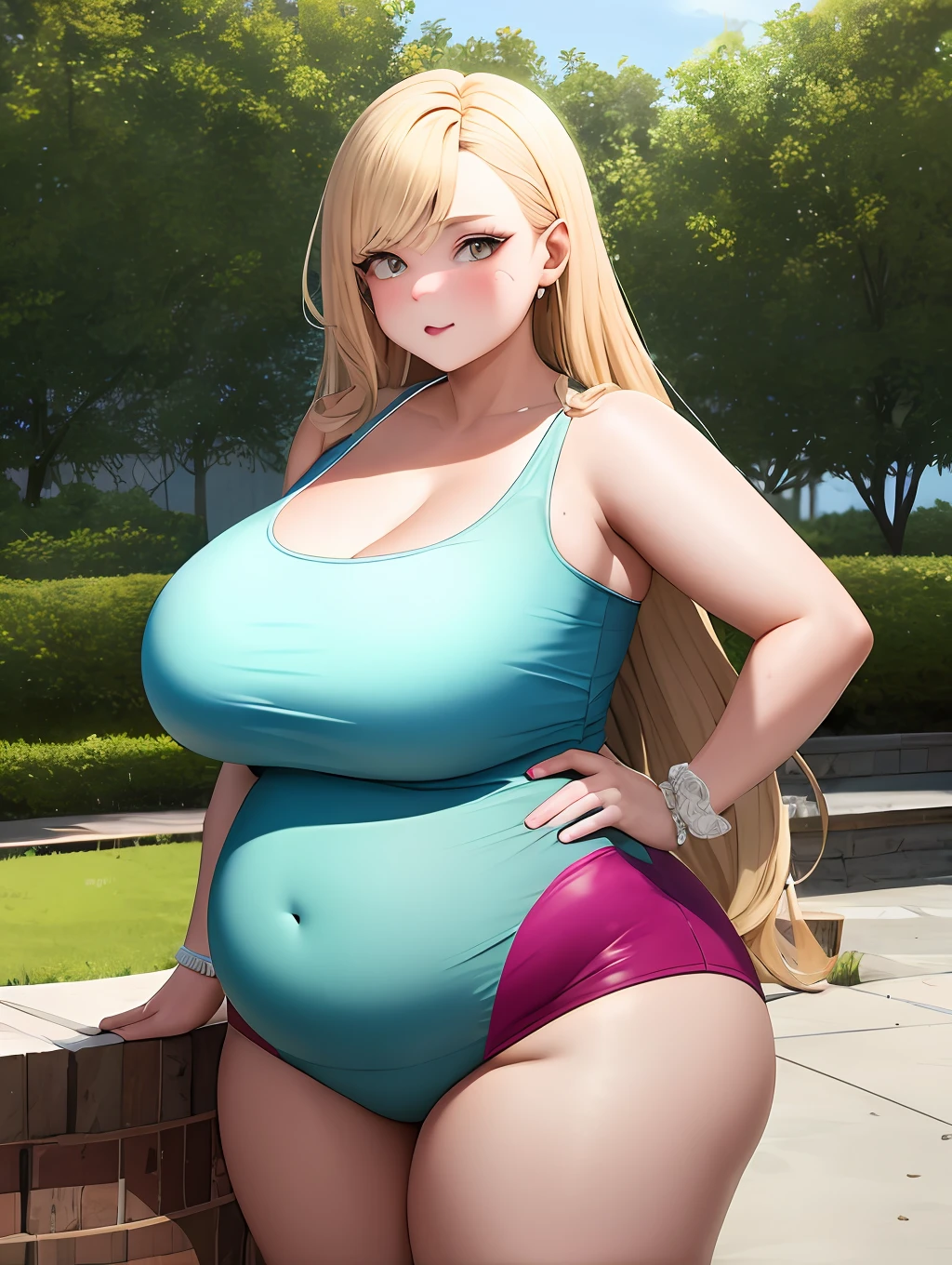 Obese girls