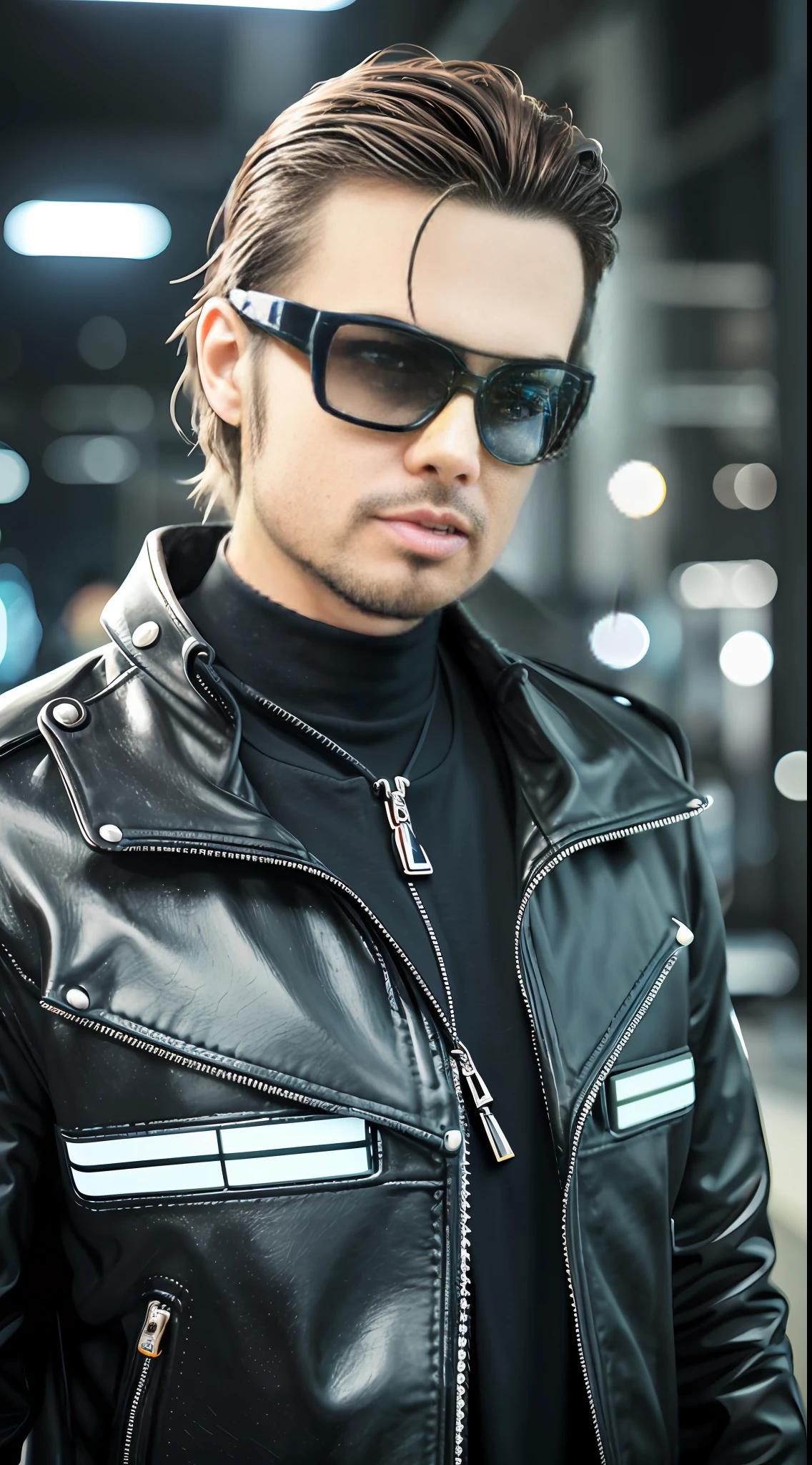 There's a man wearing a pair of glasses and a watch, futuristic glasses lenses, cyber goggles, cyberpunk eye wear, futuristic ar glasses, futuristic sunglasses, Cybernetic style, futuristic spy, tech glasses, filme ainda de um ciborgue legal, Futuristic, ciborgue macho, Futuristic style, visual futurista, Ciborgue Macho, Atraente Sci - Fi-Face, vestindo futurista --auto