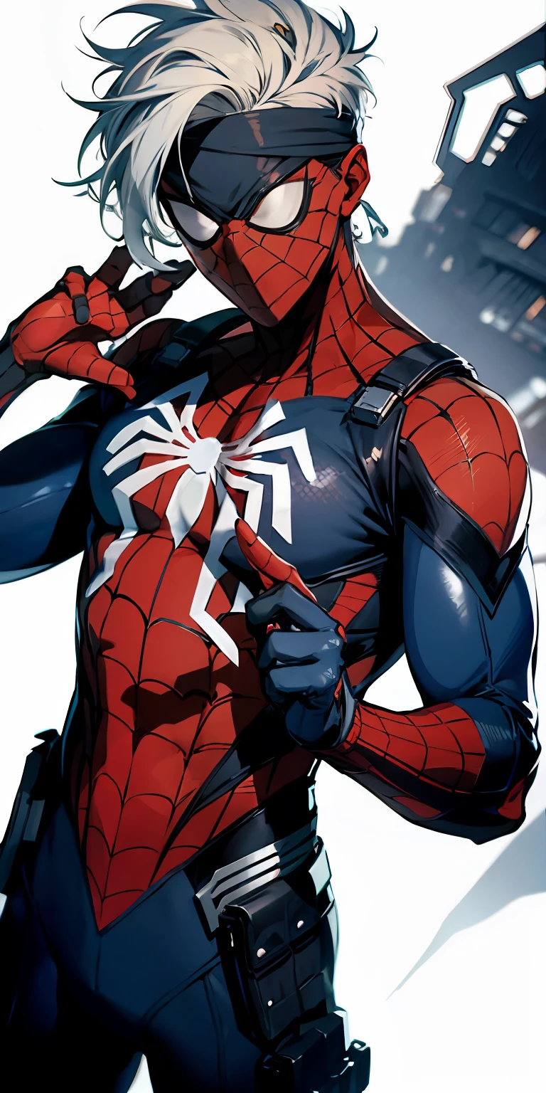 Kakashi Katake and Spider-Man fusion