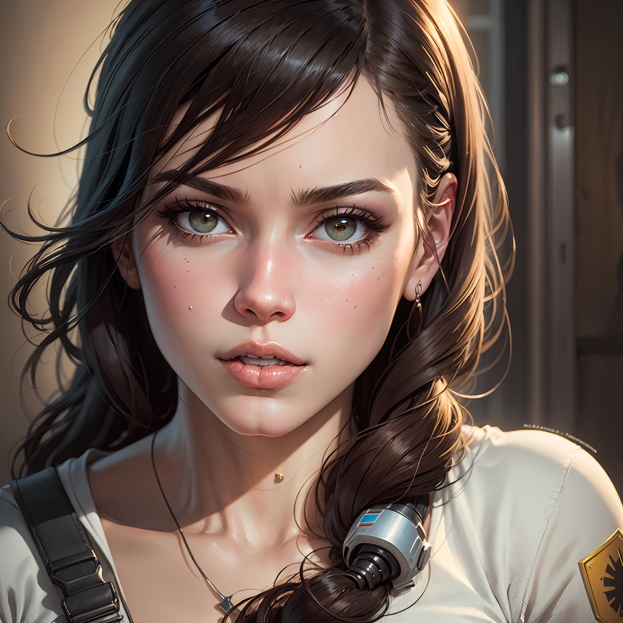 Photorealistic,Realistic illustration in manga style,Masterpiece,Best Quality,ultra-f,d. va from overwatch in a dramatic pose | | very very anime!!!, fine - face, realistic shaded perfect face, fine details. anime. realistic shaded lighting poster by ilya kuvshinov katsuhiro otomo ghost - in - the - shell, magali villeneuve, artgerm, jeremy lipkin and michael garmash and rob rey, --auto