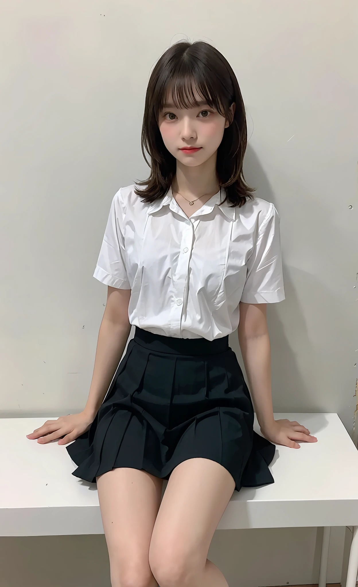 Visible or invisible、High school students、Skirt short、jk、Slightly larger chest、Beautiful feet、cute little、Adult Poi