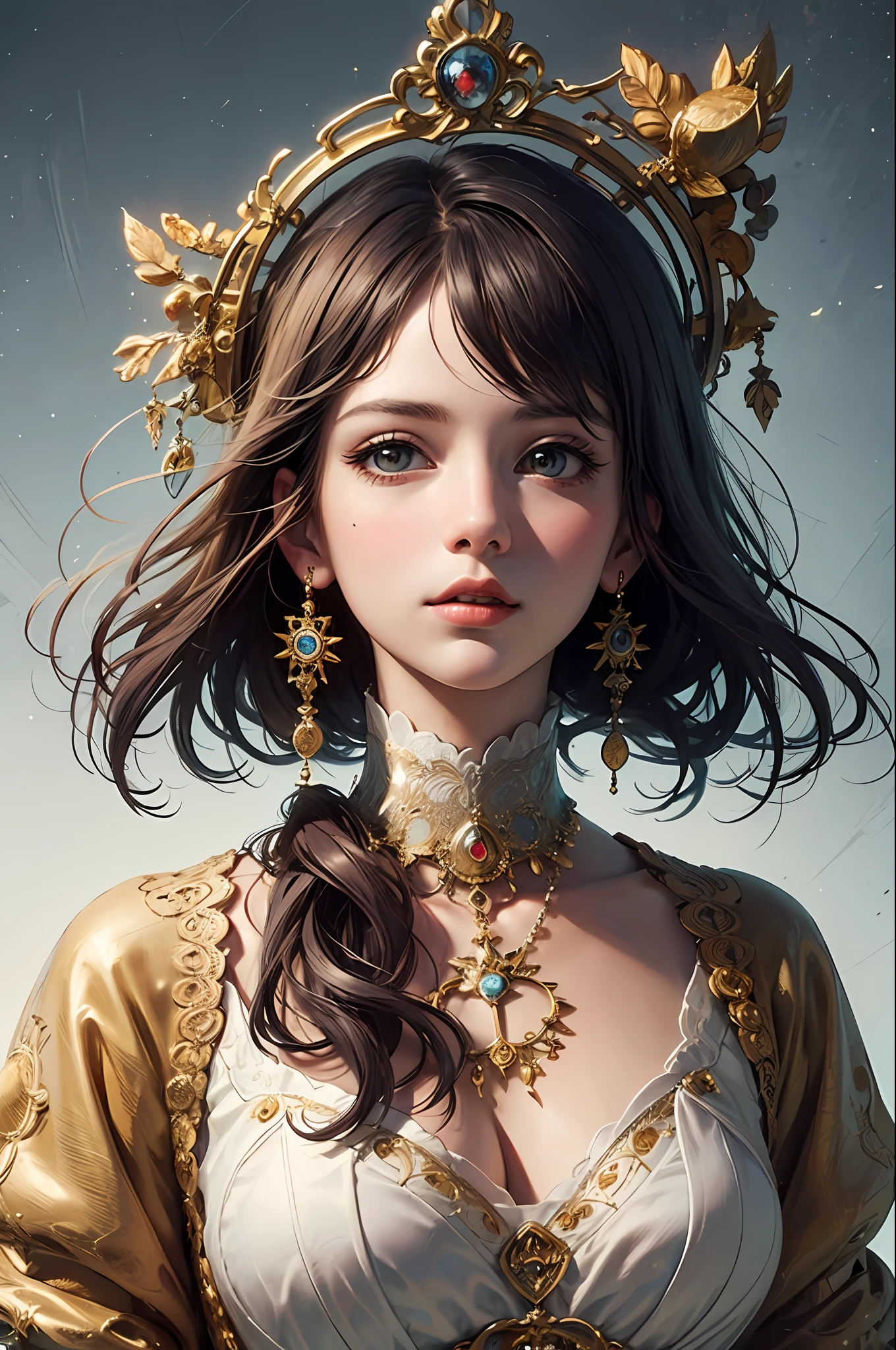 (masterpiece, top quality, best quality, official art, beautiful and aesthetic:1.2), (1girl), extreme detailed,(fractal art:1.3),colorful,highest detailed