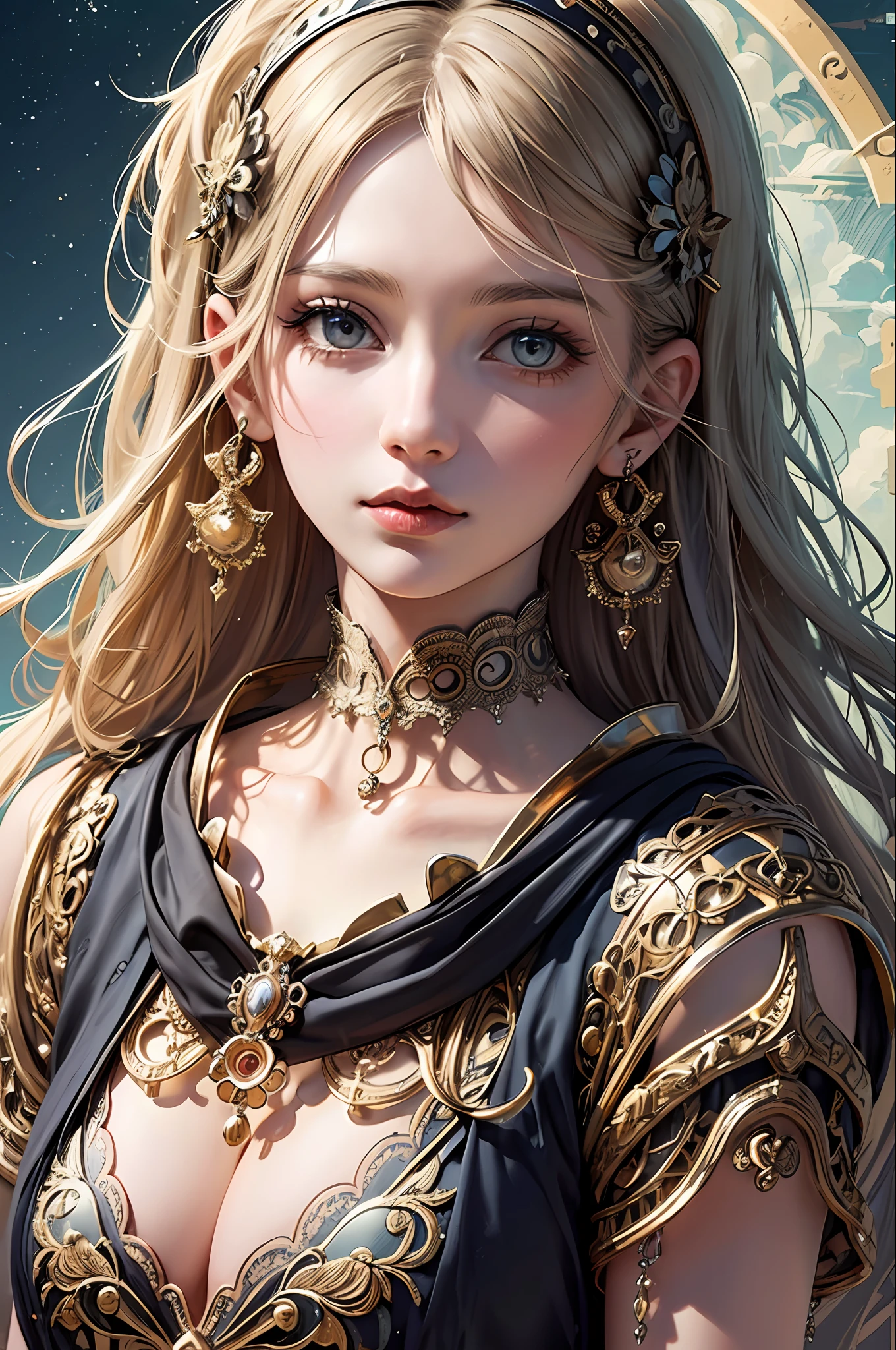 (masterpiece, top quality, best quality, official art, beautiful and aesthetic:1.2), (1girl), extreme detailed,(fractal art:1.3),colorful,highest detailed