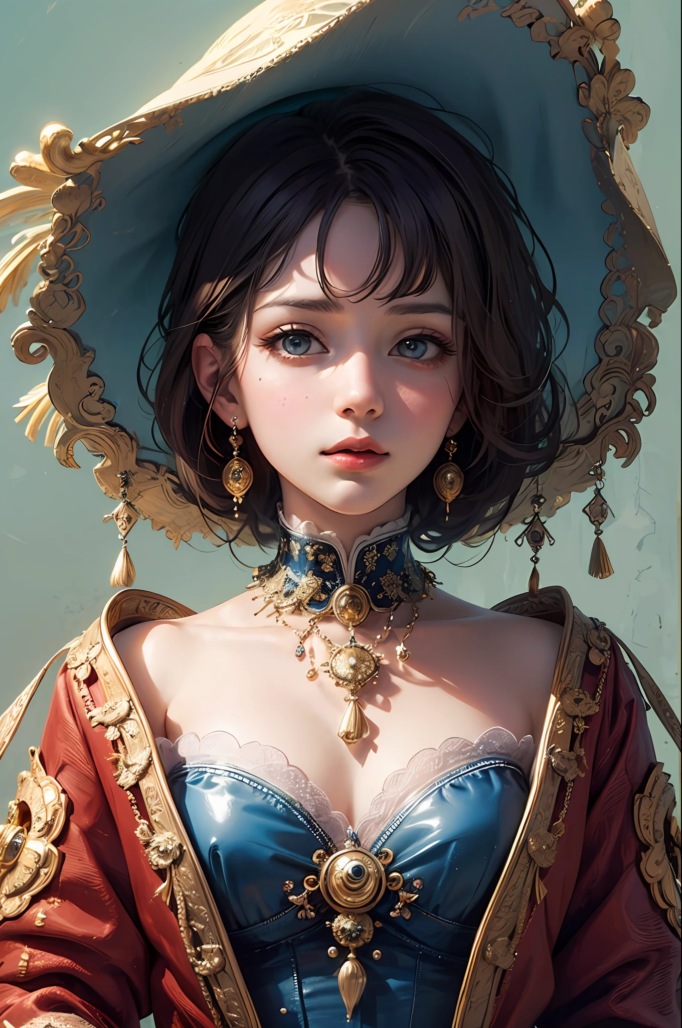 (masterpiece, top quality, best quality, official art, beautiful and aesthetic:1.2), (1girl), extreme detailed,(fractal art:1.3),colorful,highest detailed
