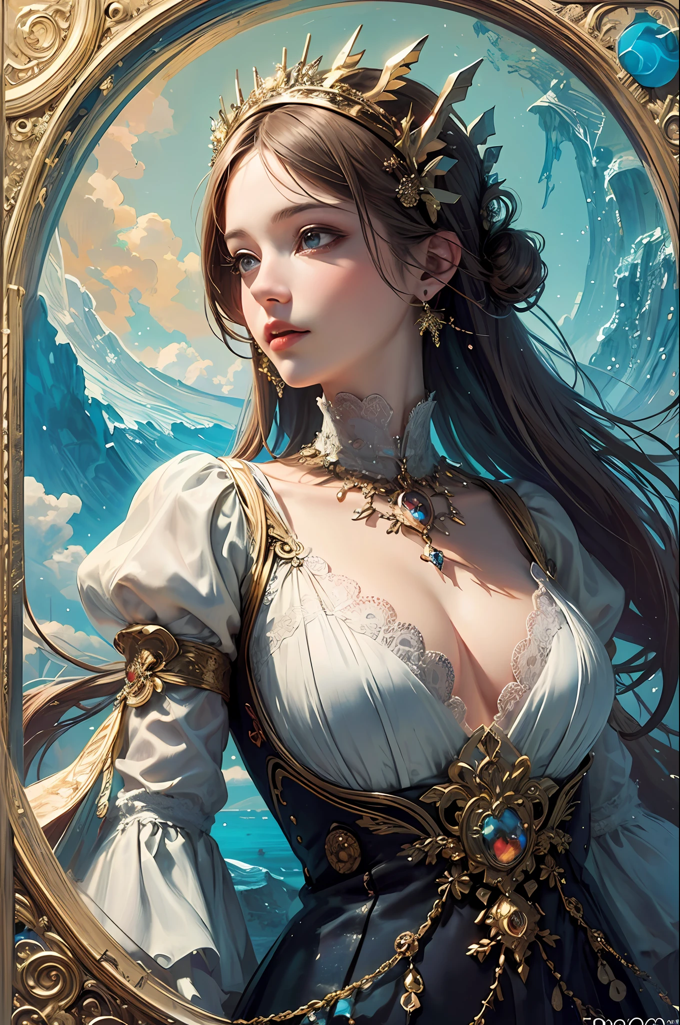 (masterpiece, top quality, best quality, official art, beautiful and aesthetic:1.2), (1girl), extreme detailed,(fractal art:1.3),colorful,highest detailed