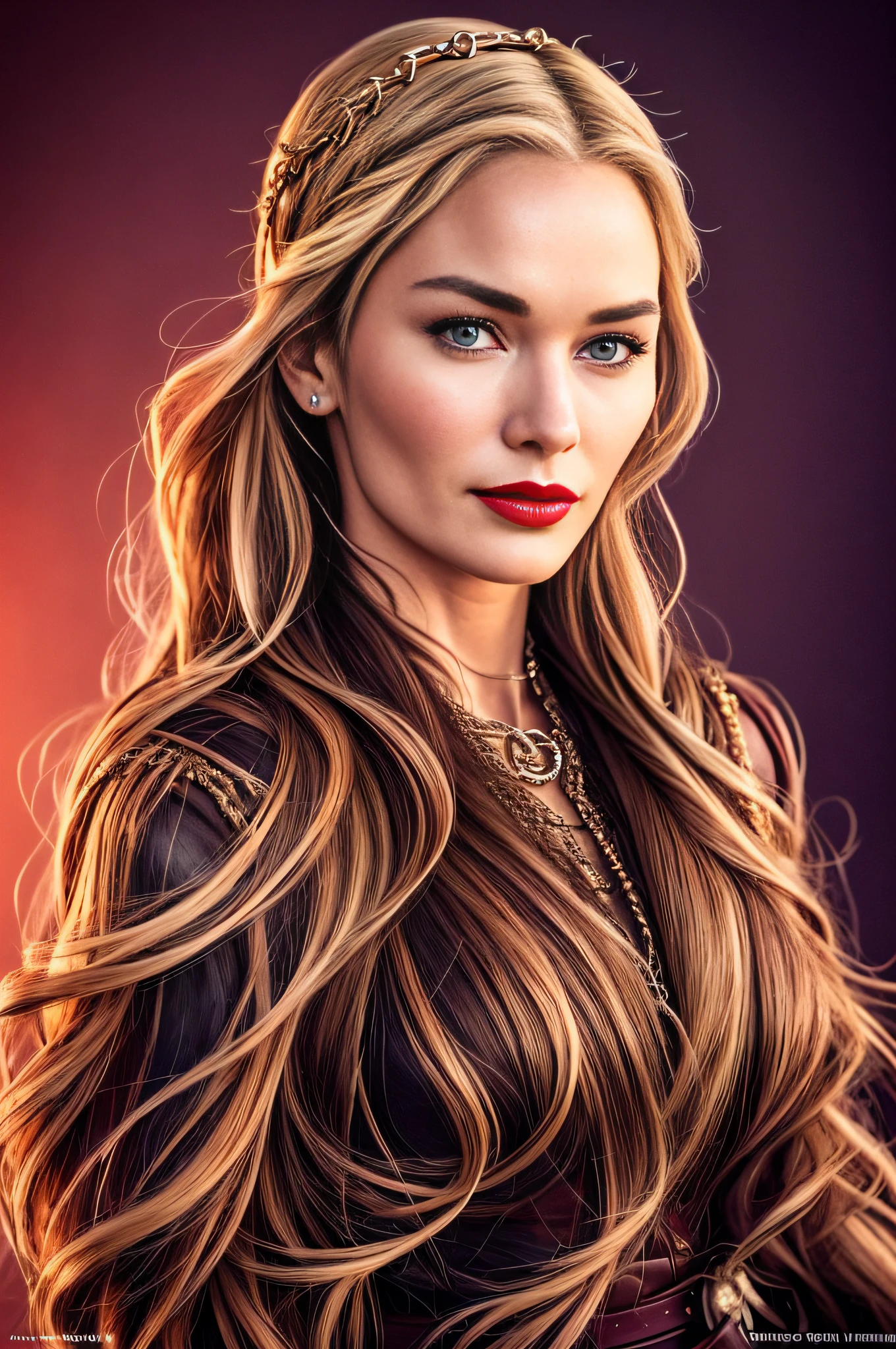 Foto de LENA HEADEY como CERSEI LANNISTER de Game of Thrones, cores vibrantes, Game of Thrones-themed outfits, posando para uma foto de corpo inteiro, lovely woman, mulher bonita, Beautiful woman, mulher deslumbrante, Pose casual, Beautiful girl , menina atraente, olhar sexy, beautiful young lady, bela imagem, (red lips lipstick), maquiagem elegante, Sunset, estilo por (Steve McCurry), Dispositivo Nikon Z FX, Mola EF 70mm, Cinematic lighting, studio backdrop, style long exposure, tipo de tiro longo, cena de cores vibrantes, fotorrealista, Intrinsic, beautiful face, Rosto ultra-detalhado, Corpo Perfeito, corpo inteiro, Impeccable, Realistic, altamente detalhado, Art Station, trend, piece of master, Rosto realista, pele realista, Olhos detalhados, grande arte, ultra realistic n-9 render, 4k, 8k, 16k, 20K, HDR, UHD, 64 mil, perfect lighting, studio lighting, fotorrealista, hyper realistic, symmetrical face, Motor irreal, Bokeh, High Resolution Scanning, fotografia profissional