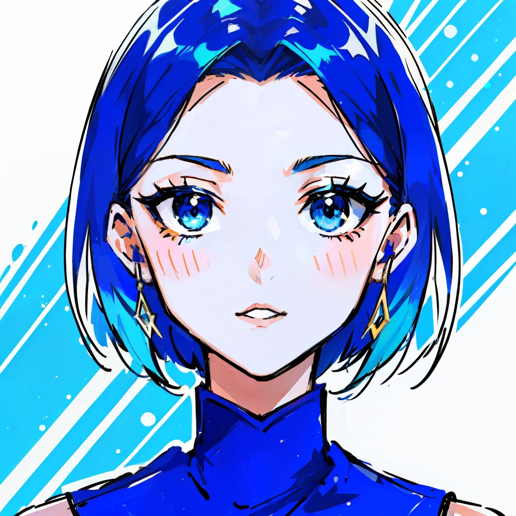 The face is a human blue lizard,Will glow