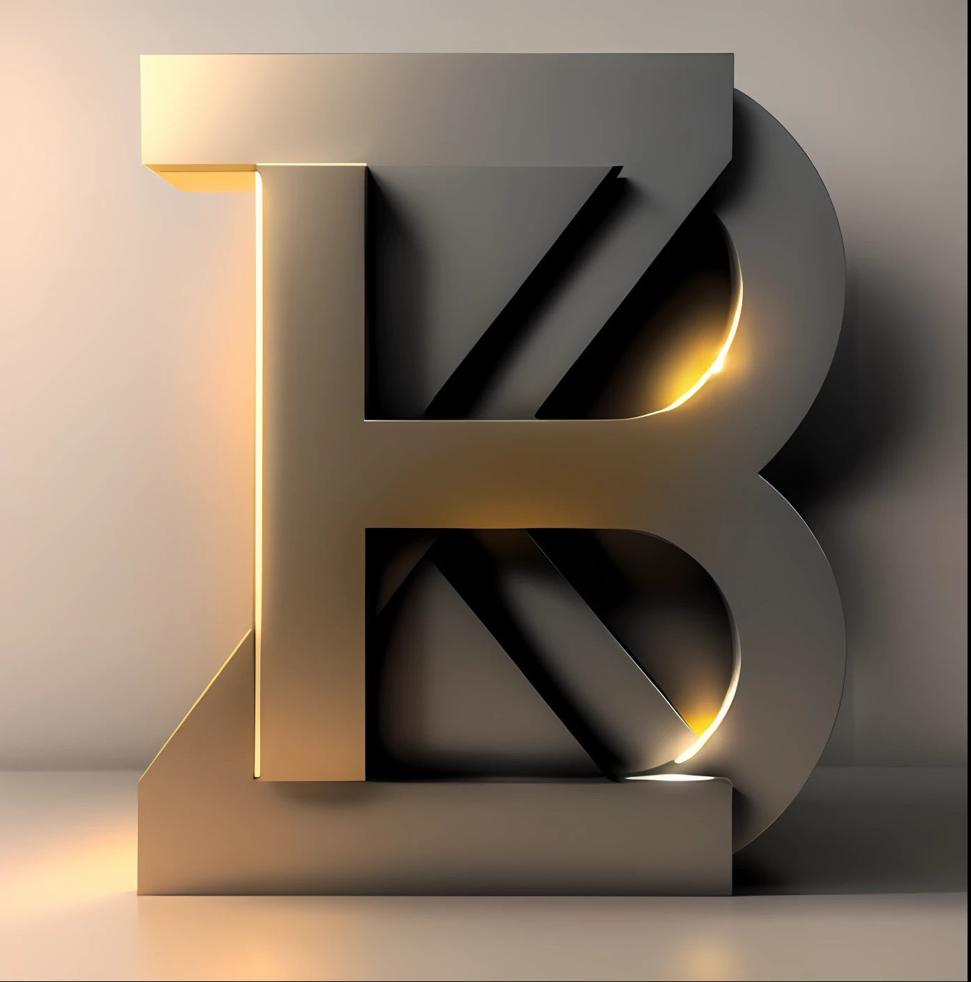 Three-dimensional layered logo