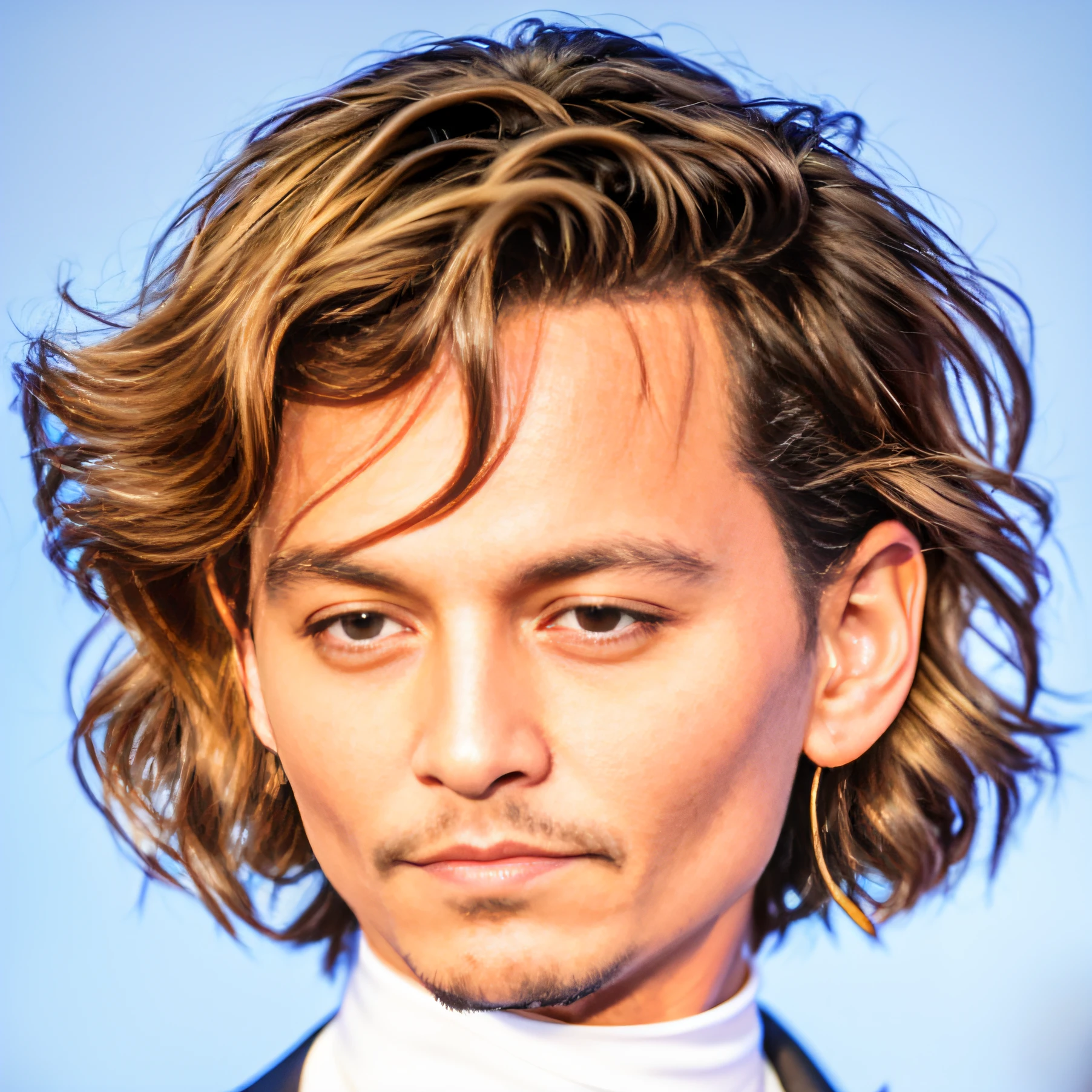 Masterpiece, Johnny Depp walks through the jungle at night in fireflies, (high detail: 1 of 1), rough face, natural skin, high quality, nsfw, beautiful eyes, (detailed face and eyes), (face : 1 2), noise, extra, real photo, PSD, light film photography, sharp focus, contrast lighting, detailed skin, high resolution 8k, crazy detail, realistic, professional photography, 8k UHD, slr camera, soft light , high quality, film grain, Fujifilm XT3