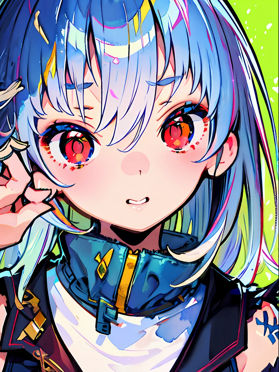 :: comix style ryuko hikari ::2.9 style :: concept art, smooth, sharp focus, illustration, , character sheet, lightningwave, beautiful style::style jkenneth rocafort ::2.9 (masterpiece:1.2, best quality), (finely detailed beautiful eyes: 1.2), ((1girl jada sezer beautiful woman )), ((solo)), (red eyes:1.4), (finely detailed eyes and detailed face:1.3),), (with jeans and a white t-shirt or dress:1.3), (beautiful and clear background:1.2), (extremely detailed cg, ultra-detailed, best shadow:1.1), ((depth of field)), ((watercolor)), large breasts, bare shoulders, flowers and petals, beautiful concept illustration , (white background:0.5), (illustration :1.1), (extremely fine and beautiful:1.1), (perfect details:1.1),::yoji shinkawa style ::2.0 illustration style,tatoon style,ferocious bear ultra detailed, (beautiful and clear background:1.2),, fantastic paintings ,graffit style, perfection, dynamic, highly detailed, watercolor painting, artstation, concept art, smooth, sharp focus, illustration, character sheet, artstation, concept art, smooth, sharp focus, illustration, art by kim jung gi,, artgerm, carne griffiths and wadim kashin ,, lightningwave, watercolor painting ,paint dripping by tim okamura, victor nizovtsev, greg rutkowski, noah bradley. trending on artstation, 8k, masterpiece, graffiti paint, fine detail, full of color, intricate detail, golden ratio illustration,monochromatic green background, masterpiece, best quality, high quality, highres, best quality, high resolution fix, bright amazing lighting, detail enhancement, best quality, high quality, highres, detail enhancement, best quality, high quality, 8k
