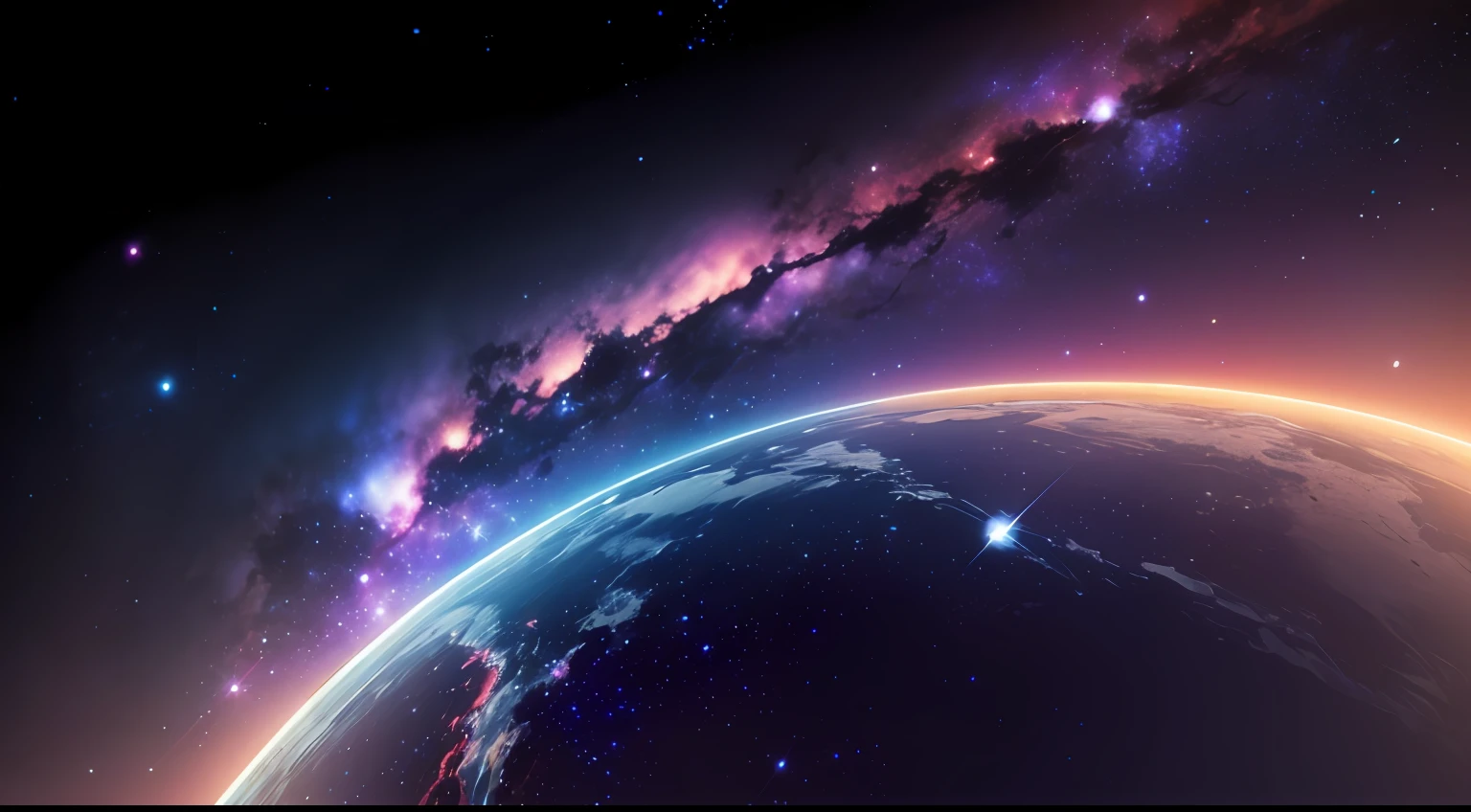 galaxy in came the vast expanse of stars --auto