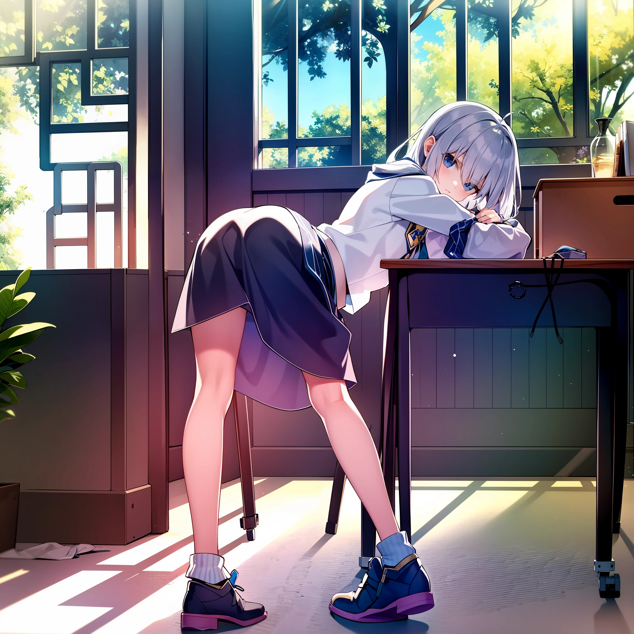 sobu,
Beds,janelas,desks,rays of sunshine