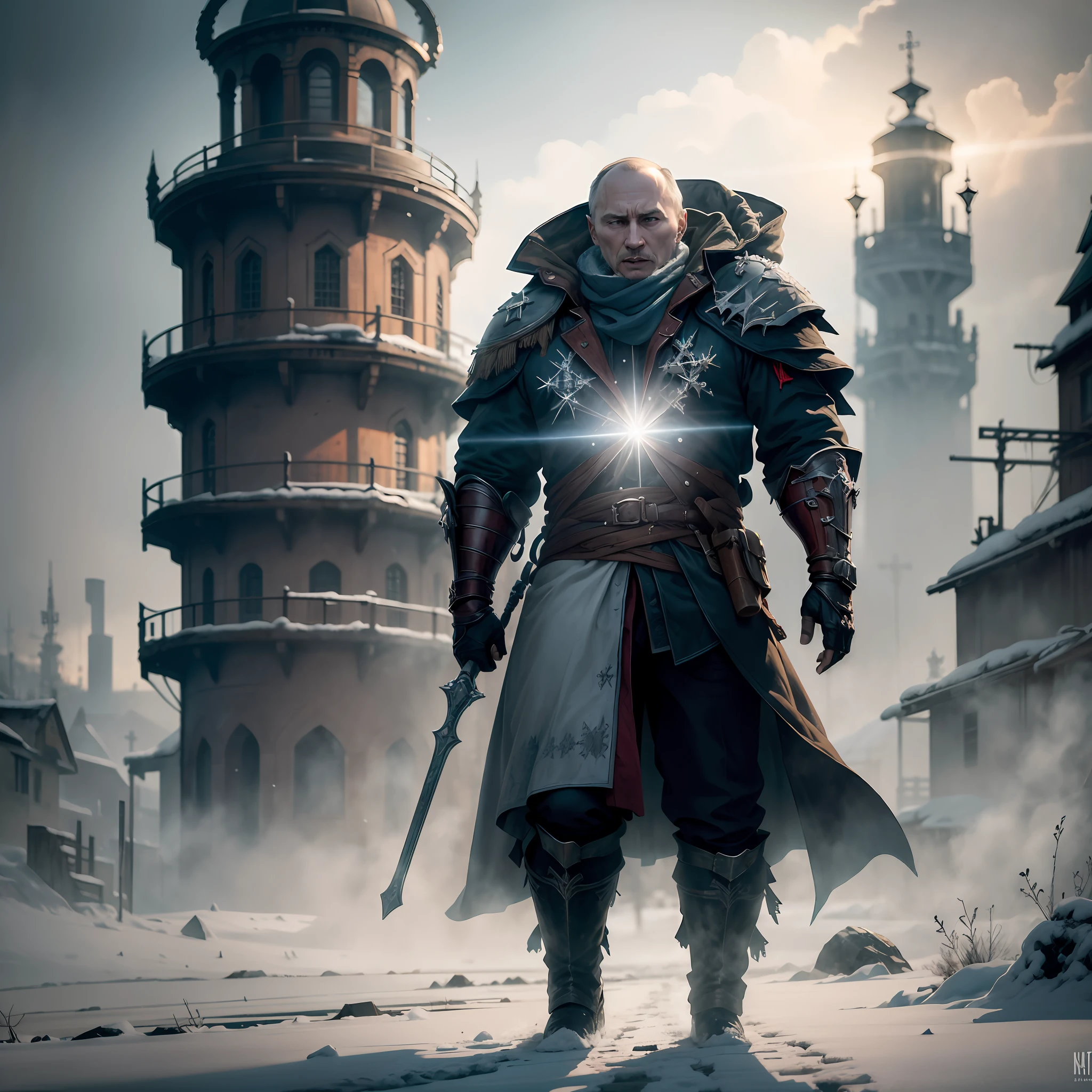 Putin angrily and squeaks confidently in a robe during a snowstorm, epic realistic. foto, ((frostpunk)), neve ao fundo, (foto escura: 1.17), epic realistic, desbotado, ((cores neutras)), arte, (hdr:1.5), (cores suaves:1.2), hiperdetalhado, ( artstation:1.5), cinematografic, luzes quentes, dramatic light, (detalhes intrincados:1.1), fundo complexo, (rutkowski:0.8), (teal and orange:0.4), ((detalhes intrincados)), hdr, ((detalhes intrincados , hiperdetalhado)) --auto