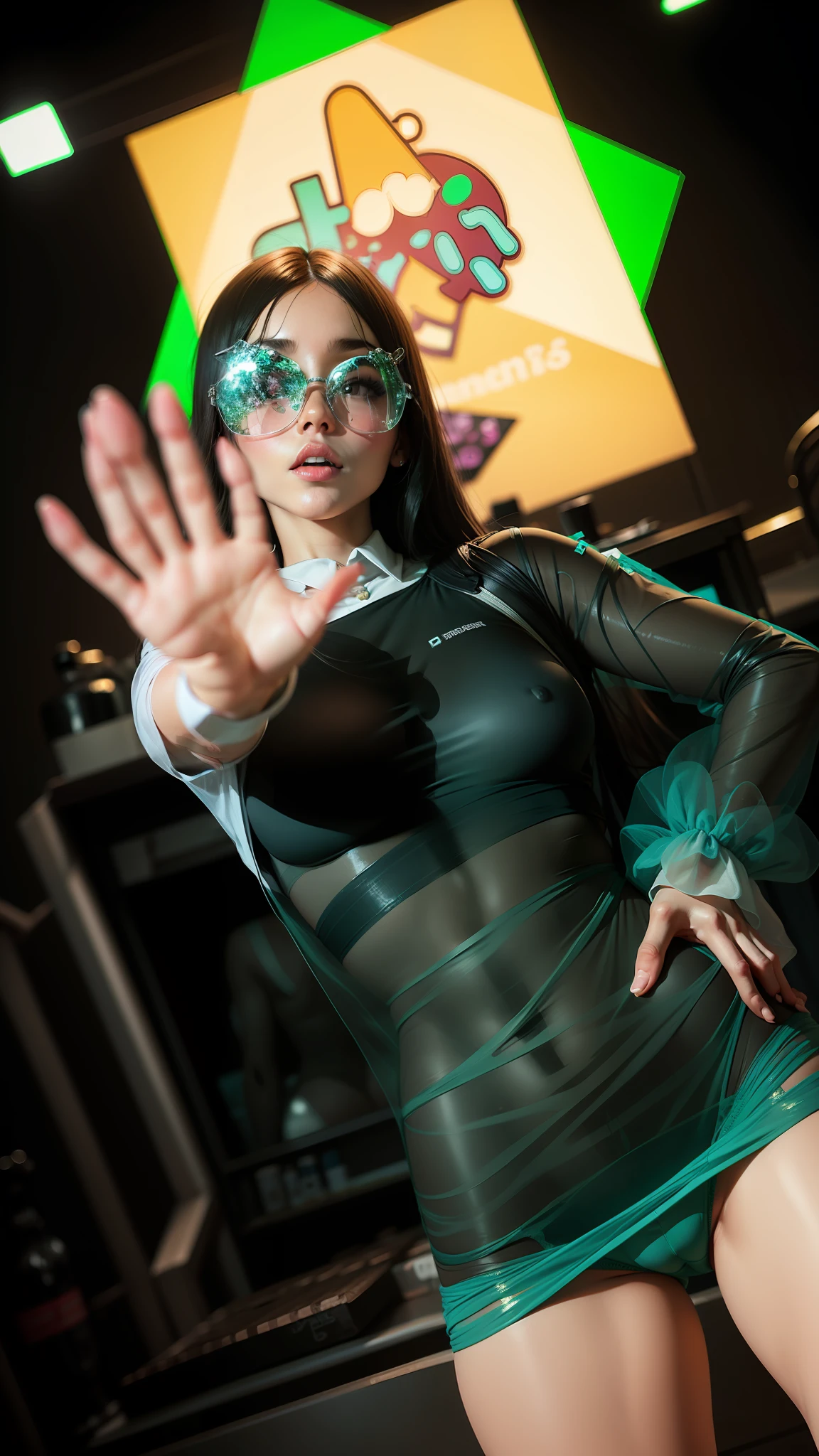 Transparent clothing, transparent panties