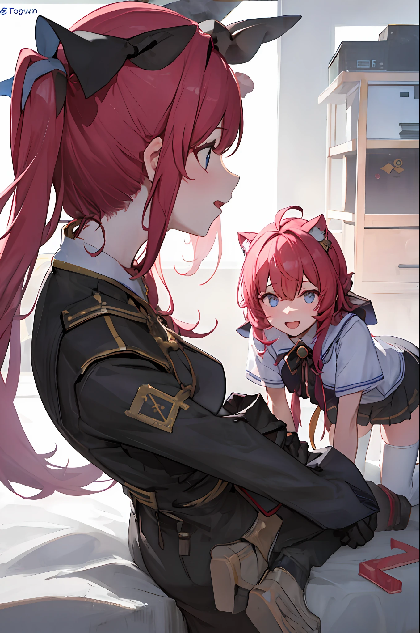 The face of the best girl is delicate，Stomp on the boy's face with her foot