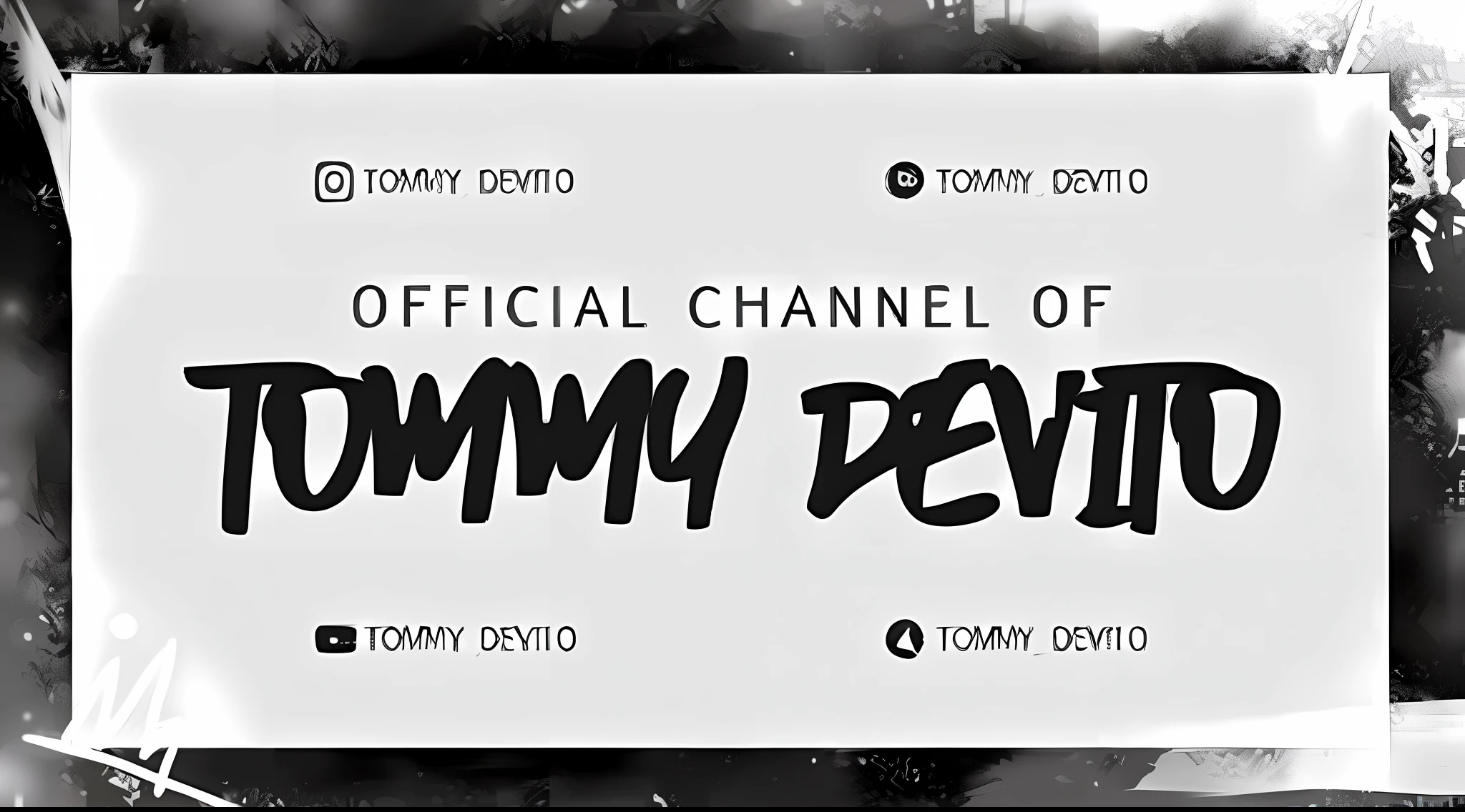 Tommy Revito - Canal Oficial do Tommy Revito, trending on devianart, inspirado em Anthony Devas, Dany Devito, Directed by: Anthony Devas, No estilo de Tony Start, Videoclipe oficial, sintonizado em um canal morto, fanart oficial, youtuber, devianart trending, barriga, dedicado, delicioso, Directed by: Thomas Millie Dow