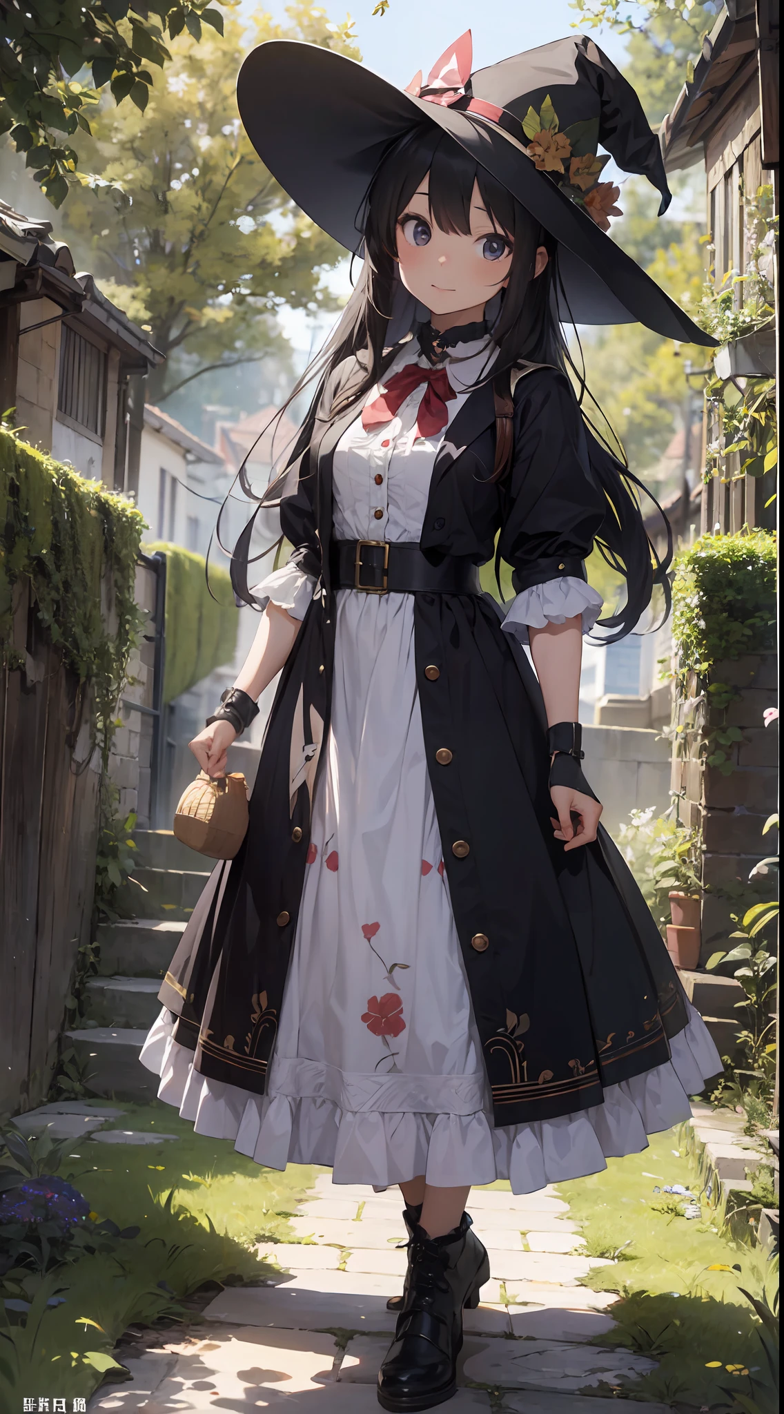 (Master masterpiece、最好质量、highestres、offcial art、Beautifully Aesthetic:1.2)、(Master masterpiece、最好质量、最好质量、offcial art、Beautifully Aesthetic:1.2)、(Master masterpiece、最好质量、最好质量、offcial art、Beautifully Aesthetic:1.2)、(1girl in:1.3)、Heavily detailed、(Fractal Art:1.3)、colourfull、highestdetailed、「Enchanting witch from another world」This painting titled、It depicts a captivating beautiful witch manipulating magic in the castle gardens without limits。The castle spreads out、The garden there is、It creates an atmosphere as if a door to another world has appeared..。

Standing at the center is、Beautiful witch in a sophisticated dress。His face is meticulously drawn.、He has a profound expression on his face, as if he strongly wishes for something.。In her hand is a luxurious wand.、From that wand is emitting mighty magical powers。 The magic cast is、It was released as an explosive force from the tip of the wand.、The energy that reverberates through the garden as a beam of colorful light is very powerful.、A beam of light makes a large trajectory in the sky。

The charm of this painting is、The mighty and enchanting beauty of the witch、ve、It skillfully captures the mystique of the garden.。 、And the witch's facial expressions and movements are very realistic.、It has the power to draw the viewer into the place。

Moreover、the light and shadow production is also stunning。The beam of light emitted by the cane is、Illuminate the gardens and castle、pure、Creates a sense of distance from the visual light source to the witch.。Quality produces realistic images、It can convey visual beauty and story appeal at the same time。

This is、Not only visually appealing works、It is a work that further enriches the visual experience by drawing a story.。 」We are thinking about the theme to the fullest。The images are very realistic and、Very detailed and、Must be a high resolution 16k。Sony F and 24-105mm f / Use a Sony Alpha 4 mirrorless camera with 1G OSS lenses。ISO sensitivity to 32,000、Shutter speed 1/Set to 125 se