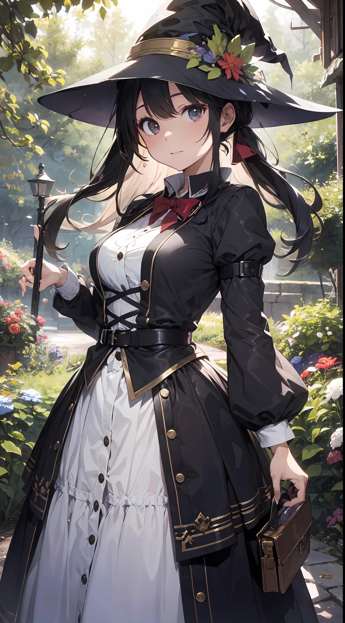 (Master masterpiece、最好质量、highestres、offcial art、Beautifully Aesthetic:1.2)、(Master masterpiece、最好质量、最好质量、offcial art、Beautifully Aesthetic:1.2)、(Master masterpiece、最好质量、最好质量、offcial art、Beautifully Aesthetic:1.2)、(1girl in:1.3)、Heavily detailed、(Fractal Art:1.3)、colourfull、highestdetailed、「Enchanting witch from another world」This painting titled、It depicts a captivating beautiful witch manipulating magic in the castle gardens without limits。The castle spreads out、The garden there is、It creates an atmosphere as if a door to another world has appeared..。
Standing at the center is、Beautiful witch in a sophisticated dress。His face is meticulously drawn.、He has a profound expression on his face, as if he strongly wishes for something.。In her hand is a luxurious wand.、From that wand is emitting mighty magical powers。 The magic cast is、It was released as an explosive force from the tip of the wand.、The energy that reverberates through the garden as a beam of colorful light is very powerful.、A beam of light makes a large trajectory in the sky。
The charm of this painting is、The mighty and enchanting beauty of the witch、ve、It skillfully captures the mystique of the garden.。 、And the witch's facial expressions and movements are very realistic.、It has the power to draw the viewer into the place。
Moreover、the light and shadow production is also stunning。The beam of light emitted by the cane is、Illuminate the gardens and castle、pure、Creates a sense of distance from the visual light source to the witch.。Quality produces realistic images、It can convey visual beauty and story appeal at the same time。
This is、Not only visually appealing works、It is a work that further enriches the visual experience by drawing a story.。 」We are thinking about the theme to the fullest。The images are very realistic and、Very detailed and、Must be a high resolution 16k。Sony F and 24-105mm f / Use a Sony Alpha 4 mirrorless camera with 1G OSS lenses。ISO sensitivity to 32,000、Shutter speed 1/Set to 125 se