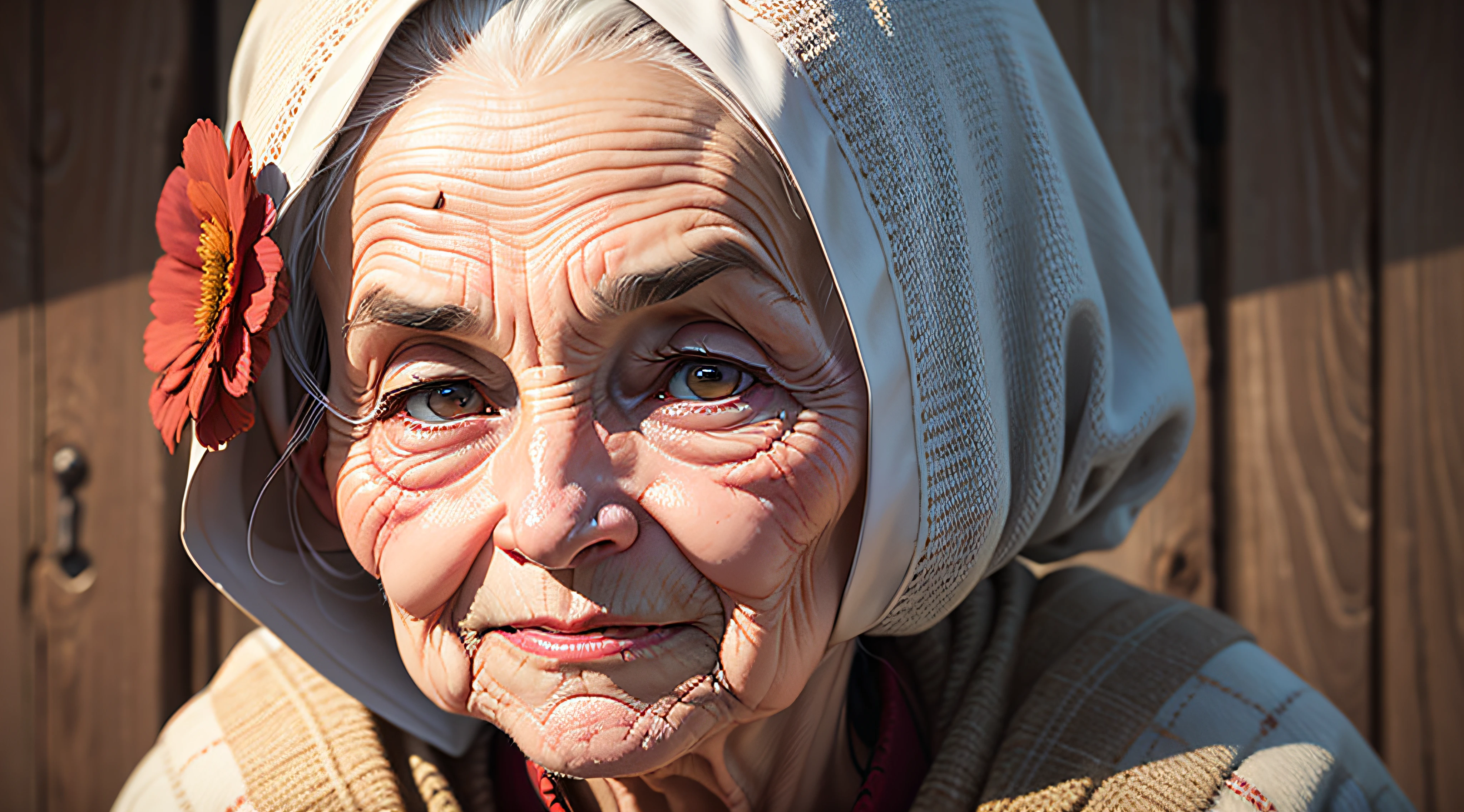 old woman face --auto